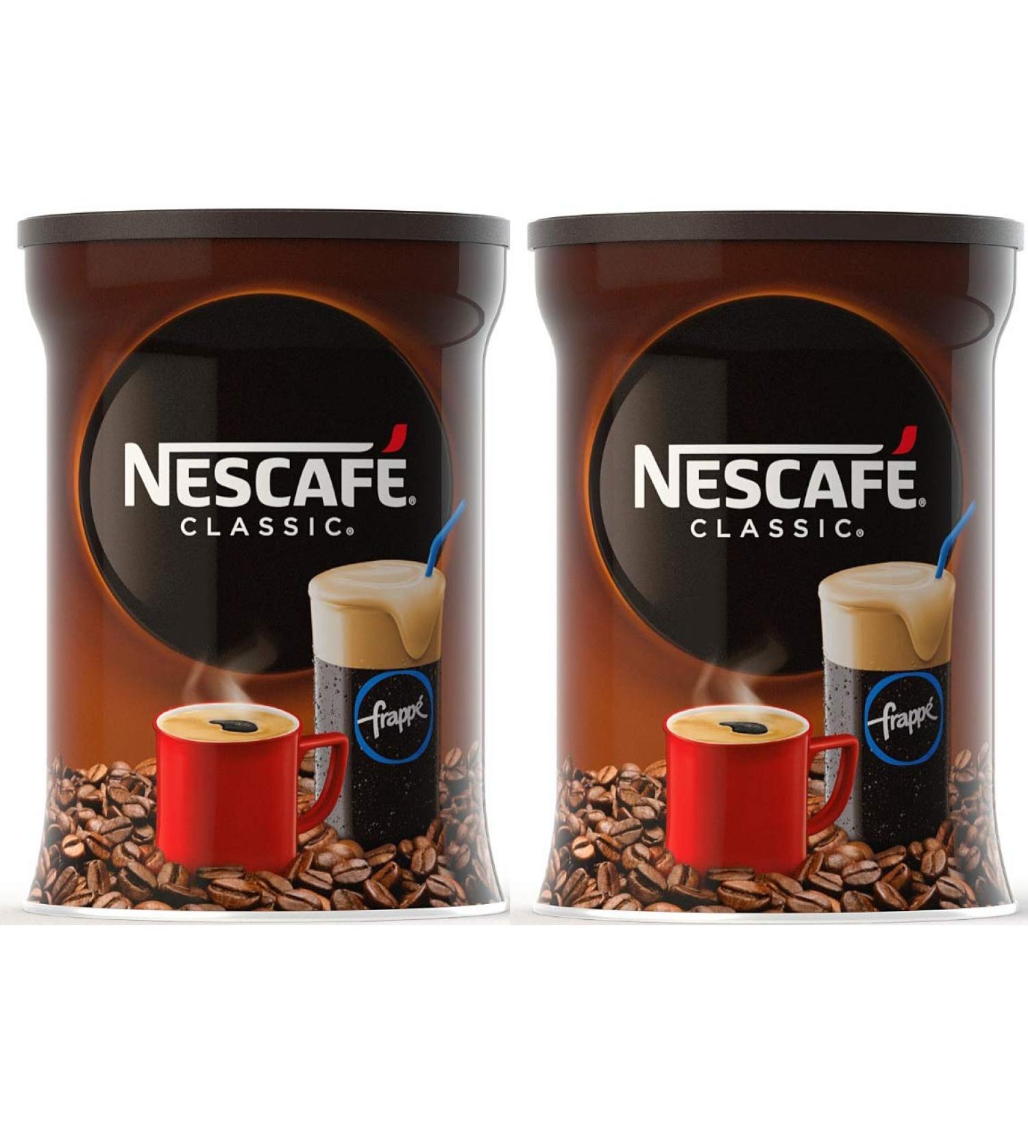 Nescafe Classic Frappe 2x200g - Instant Iced Coffee Greek Frapp - 400g Original Pack - Buy Online on SooperMarket.com