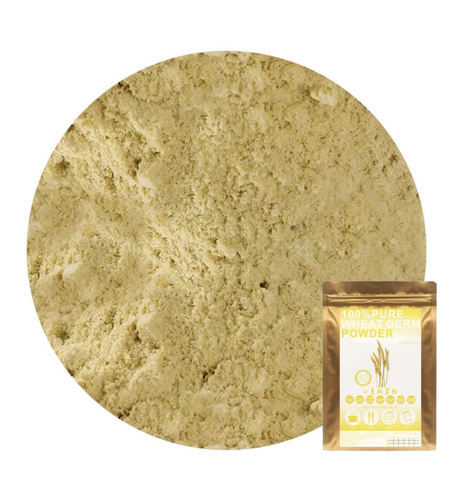 Plant Gift 100% Pure Wheat Germ Meal Powder 100G/3.25oz Non-GMO Powder No Filler No additives Natural Wheat Germ Meal Flour Adds Flavor and Taste 2UK-PO0085 - Buy Online on SooperMarket.com