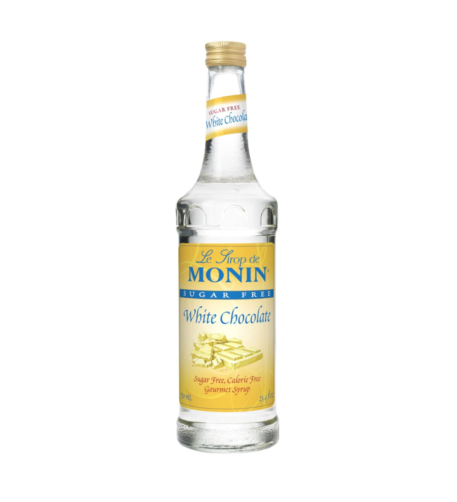 Monin Sugar Free White Chocolate Syrup, 750 ml