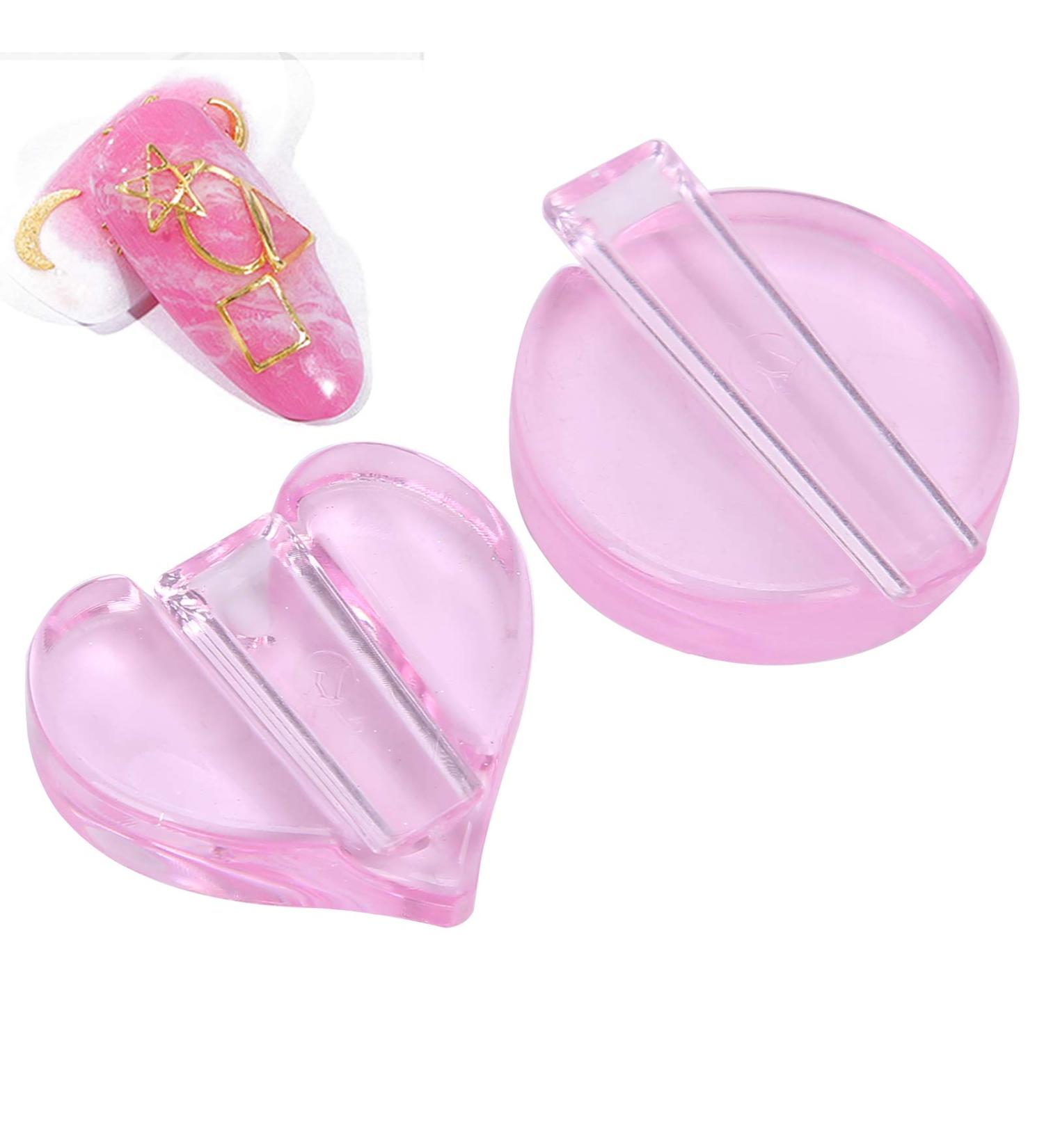 Buy Nail Art Minted Form Metal Frame - 2 Pieces Nail Metal Curve Making Kit for Stamping & Decorating - Buy Online on SooperMarket.com