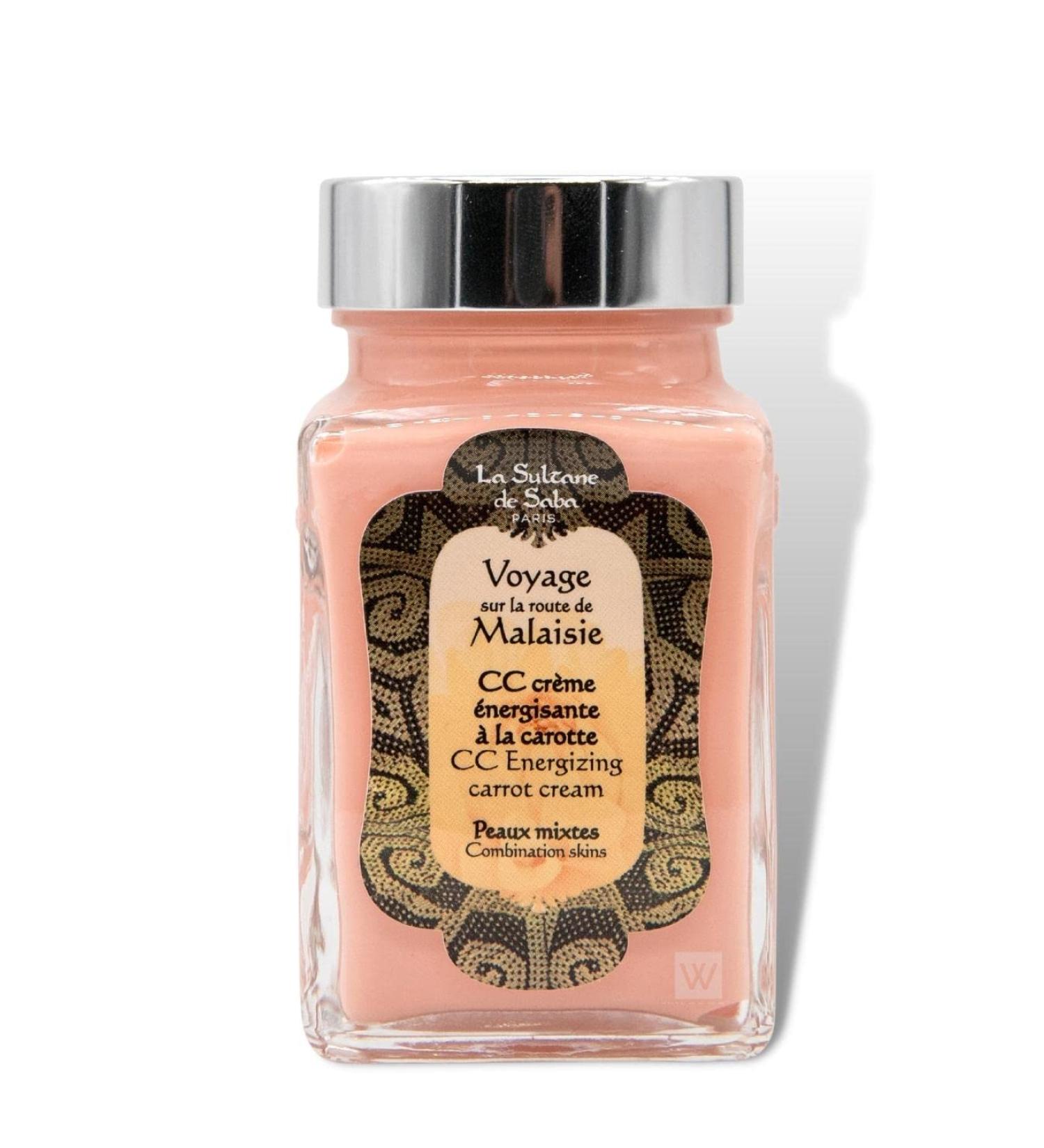 La Sultane de Saba - CC Face Cream with Carrot - Travel on the Road of Malaysia  100ml (3.4oz)