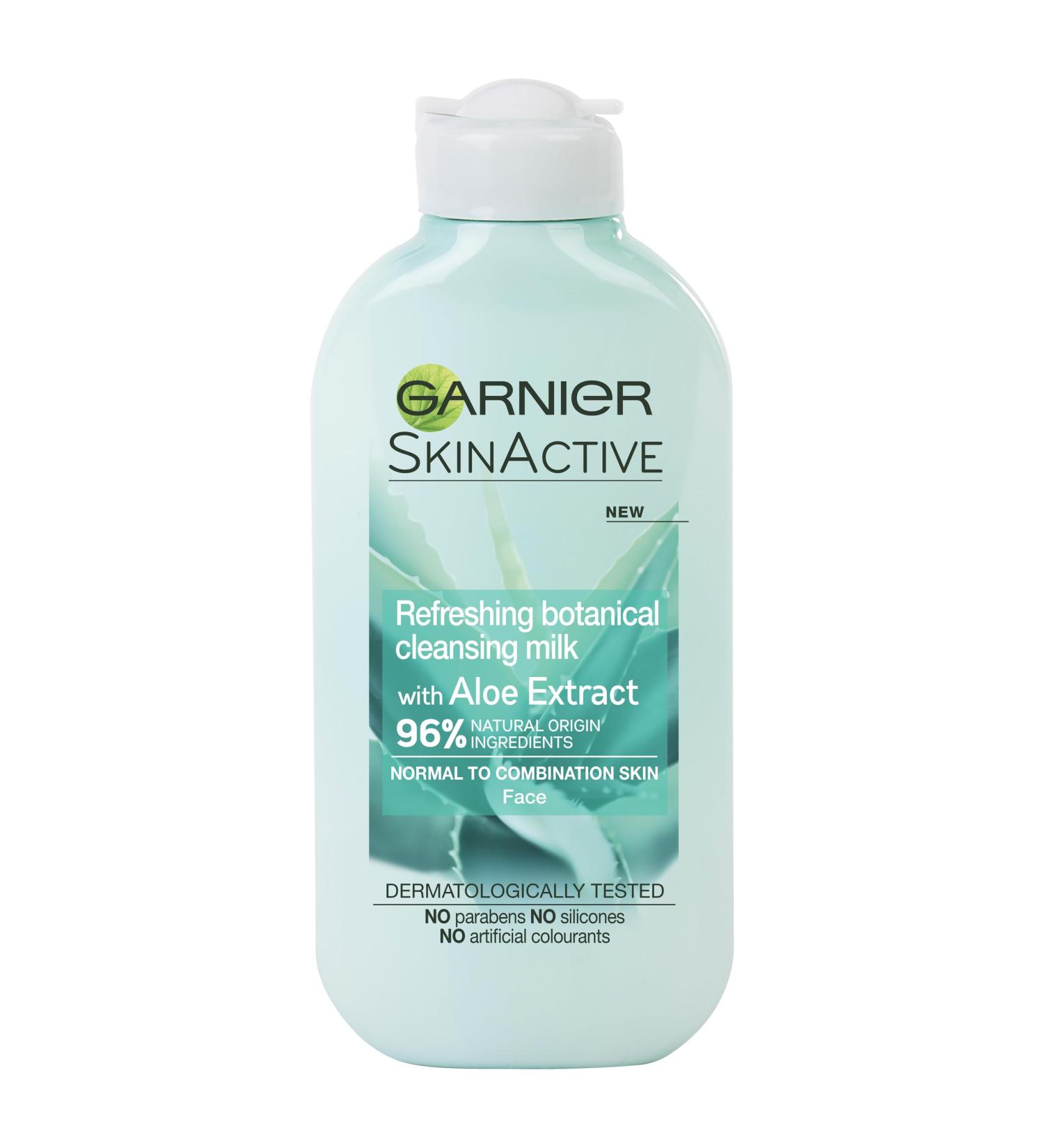 Garnier Natural Aloe Extract Cleansing Milk 200ml - Gentle Face Cleanser - Buy Online on SooperMarket.com