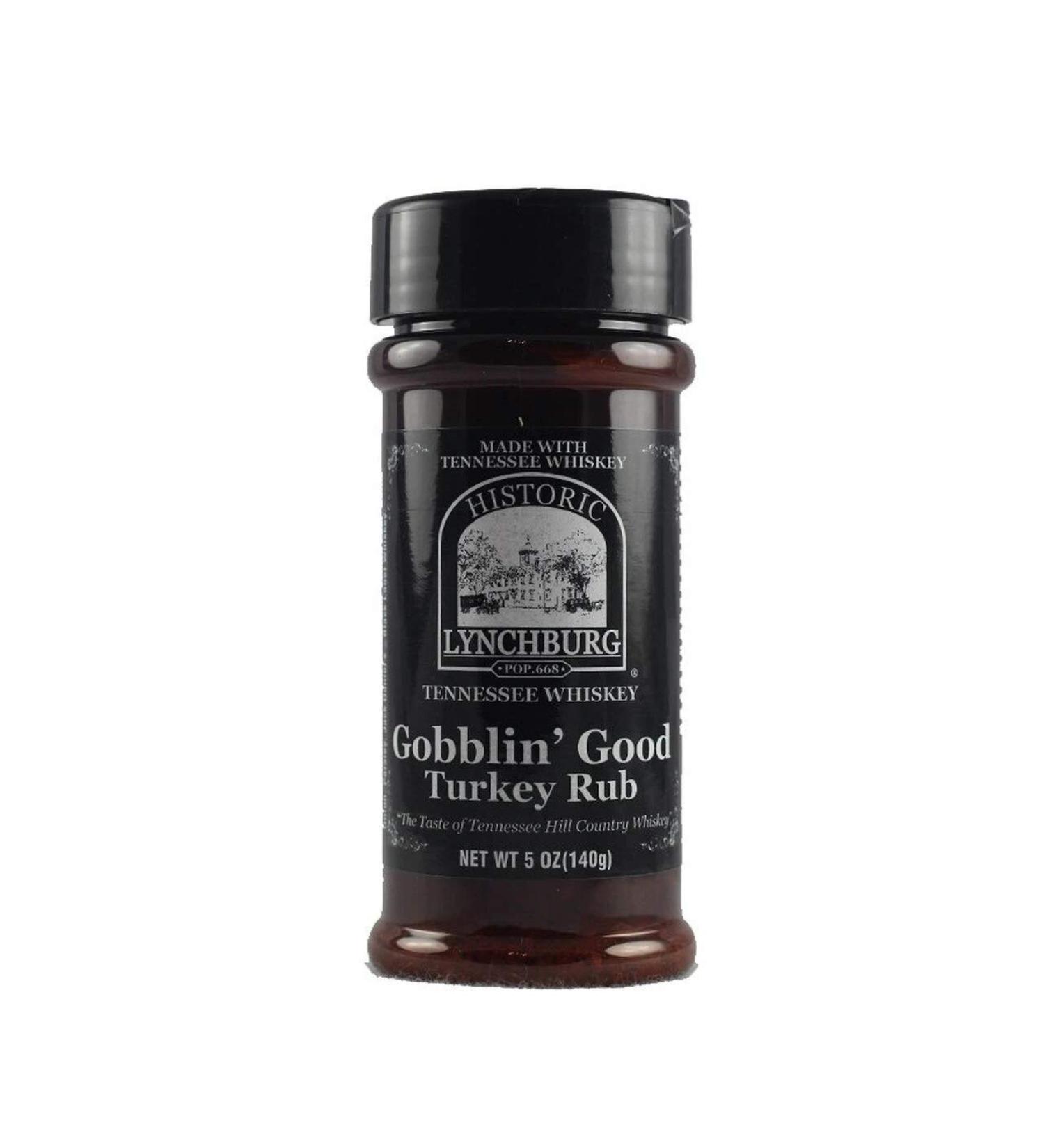 Historic Lynchburg Tennessee Whiskey Gobblin Good Turkey Rub 5 Oz. Jar 5 Ounce (Pack of 1)