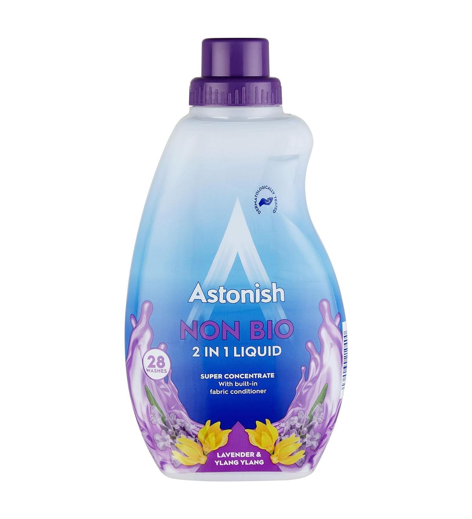 Astonish C3360 Lavender and Ylang Ylang Non Bio Laundry Liquid 840 ml Magnolia Ylang Ylang Lavender Peony 840 ml