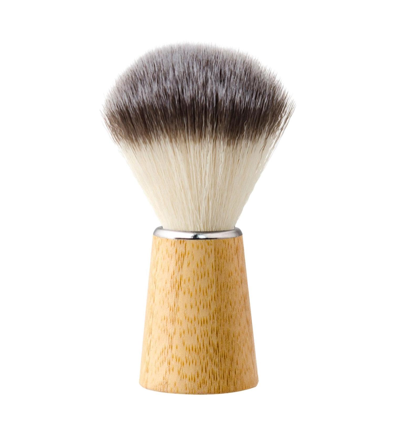 Folpus Beard Shaving Brush - Lightweight Nylon Synthetic Bristles Portable Men's Shaving Cream Brush for Home & Travel - Buy Online on SooperMarket.com