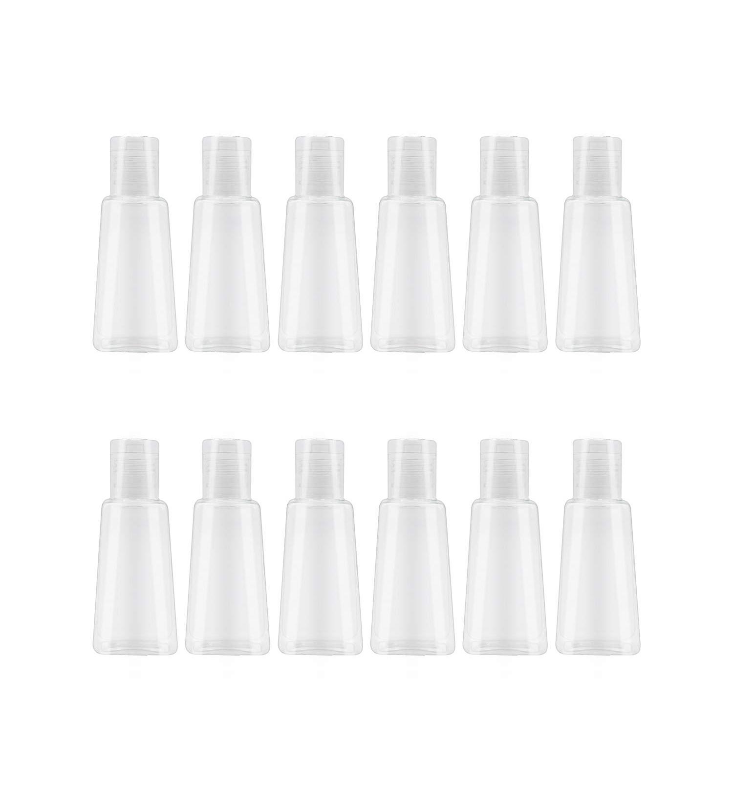 Buy 12 Pack 1 oz Empty Bottles with Flip Cap - INNOLIFE 30ml Refillable Travel Size Bottles for Liquid Lotions & Creams - Perfect for Hand Sanitizer | Fast International Shipping - Buy Online on SooperMarket.com