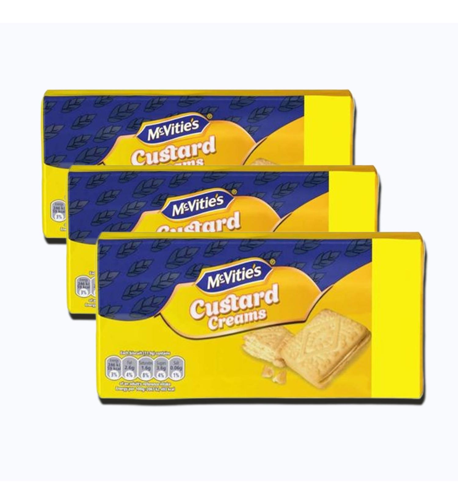 McVities Custard Creams Pack of 3 300g - Buy Online on SooperMarket.com