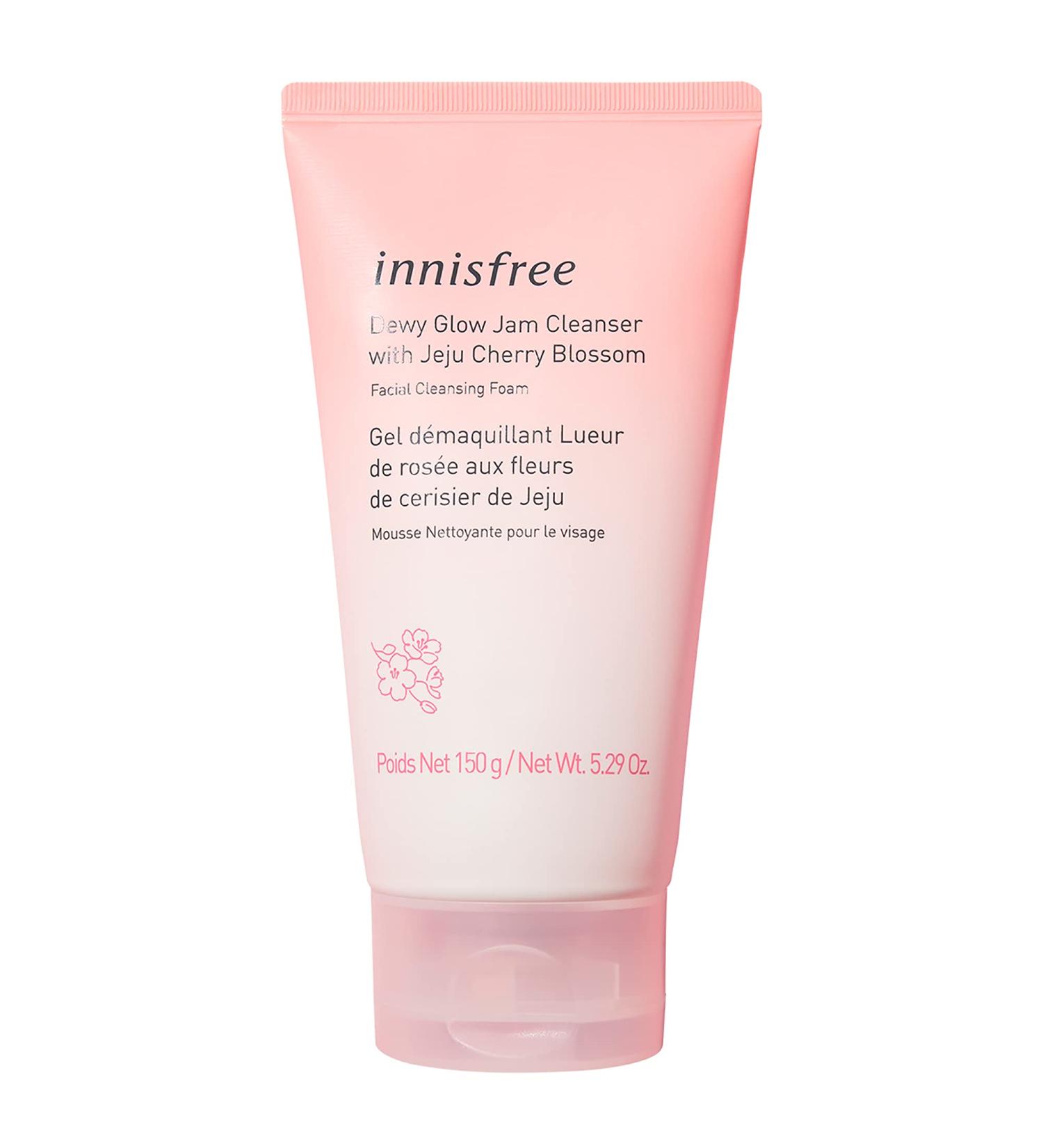 innisfree Cherry Blossom Dewy Glow Jam Cleanser - 5.29 Fl Oz (Pack of 1) - Buy Online on SooperMarket.com