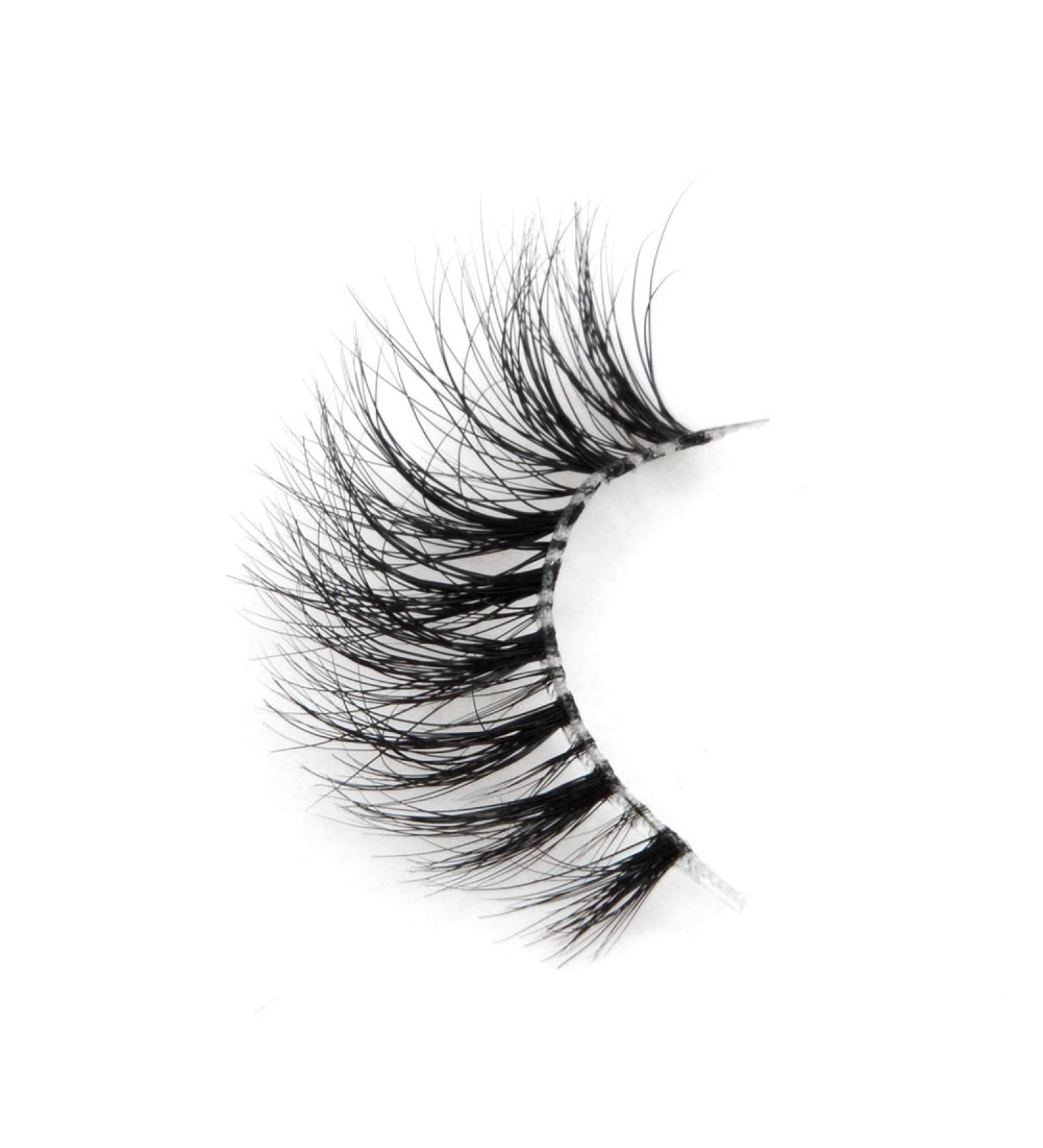 Arison 3D Handmade Siberian Mink Eyelashes - Natural Look with Transparent Band | 100% Handmade Artificial Lashes (1 Pair) - Perfect for International Shipping - Buy Online on SooperMarket.com