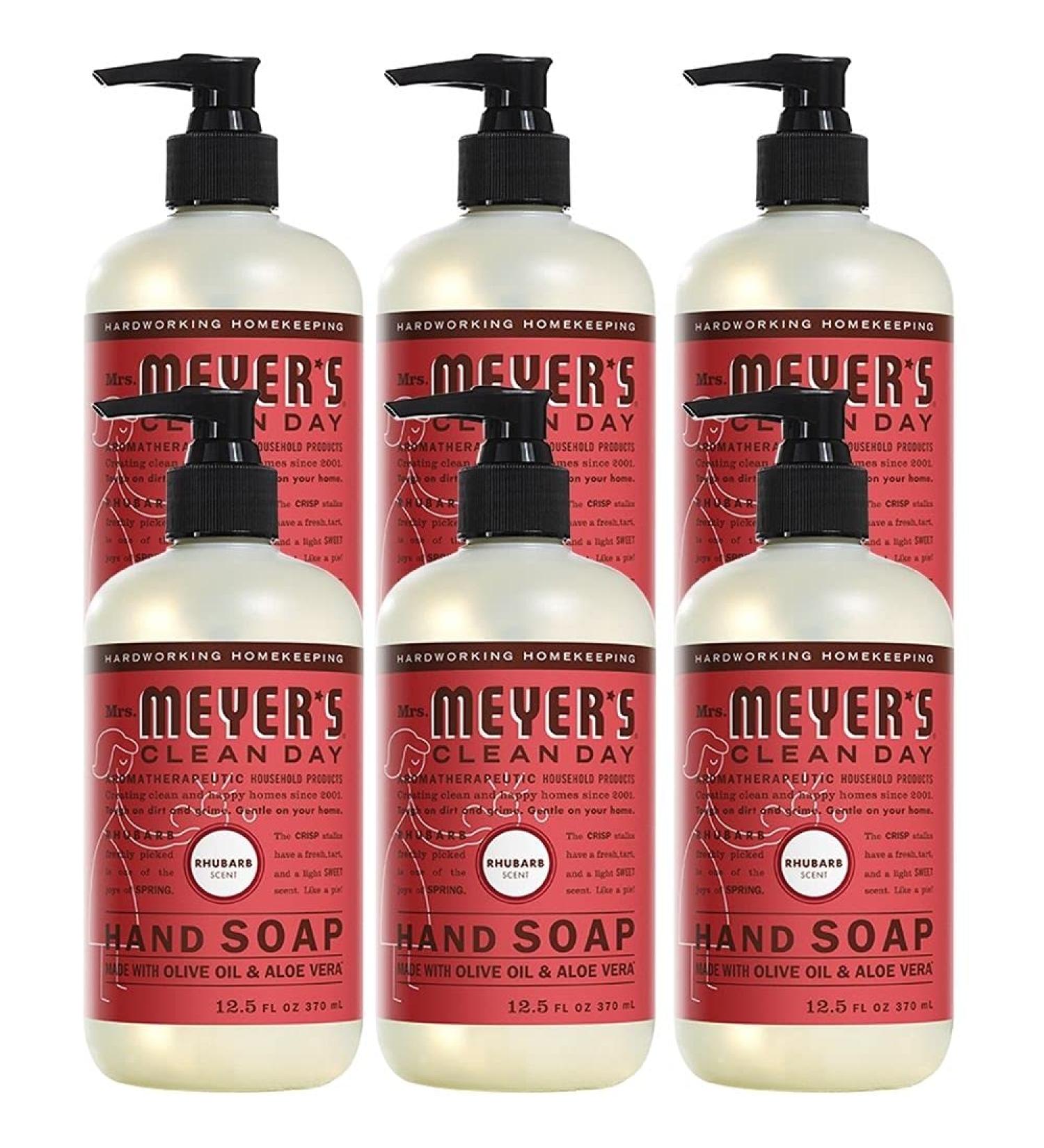 Mrs. Meyer's Liquid Hand Soap Rhubarb 12.5 OZ