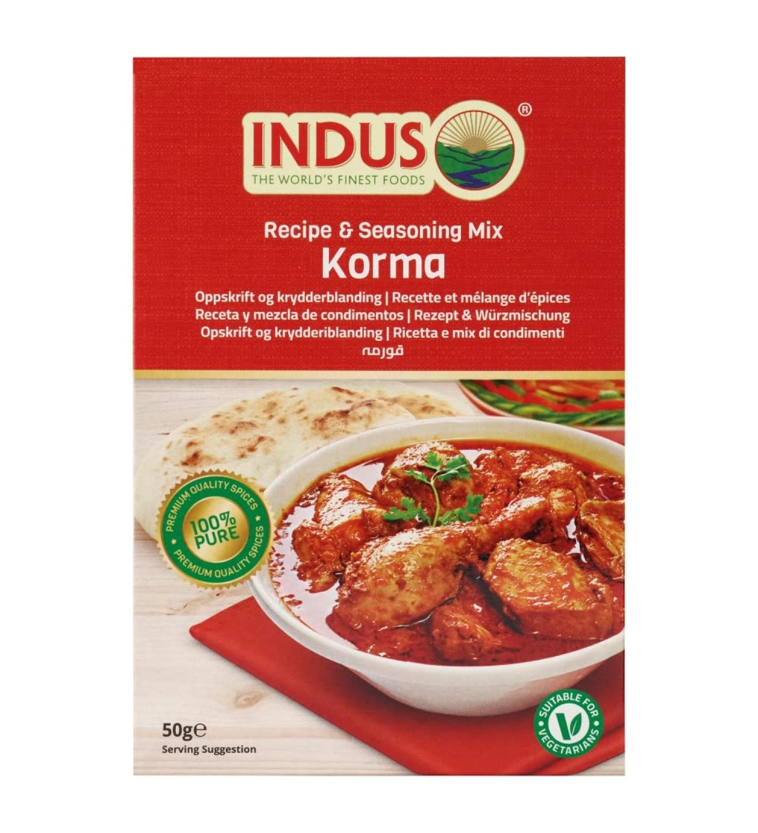 Indus Korma Recipe & Seasoning Mix 50g
