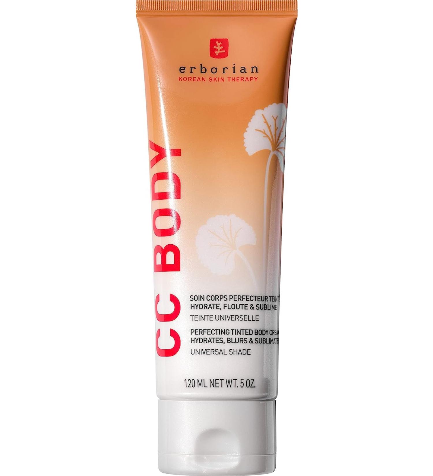 Erborian - CC Body - Perfecting Tinted Body Cream - Moisturizes Blurs Beautifies - Korean Cosmetic Treatment - Universal Shade - 120 ml - Buy Online on SooperMarket.com