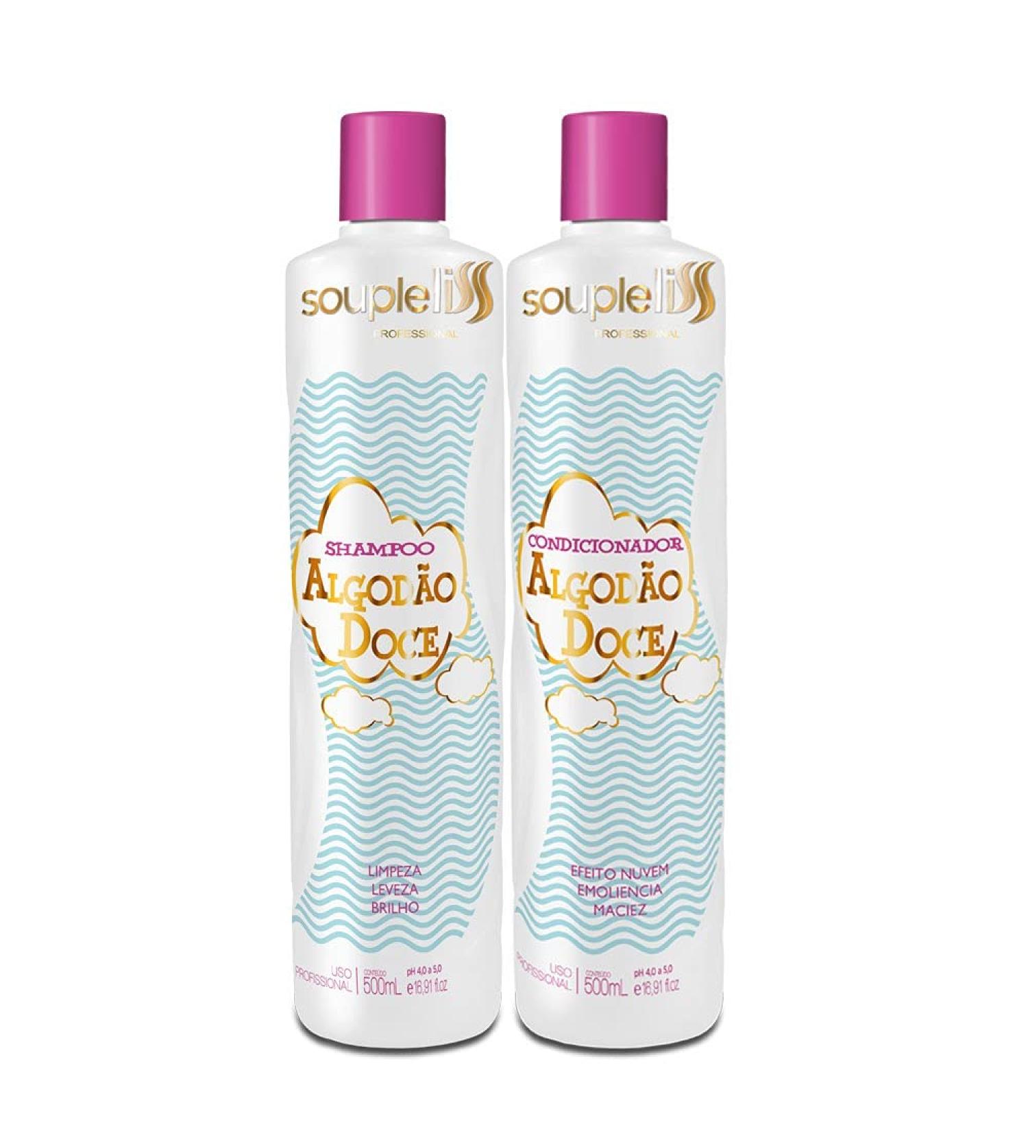 Souple Liss Shampoo + Conditioner Cotton Candy Moisturizing
