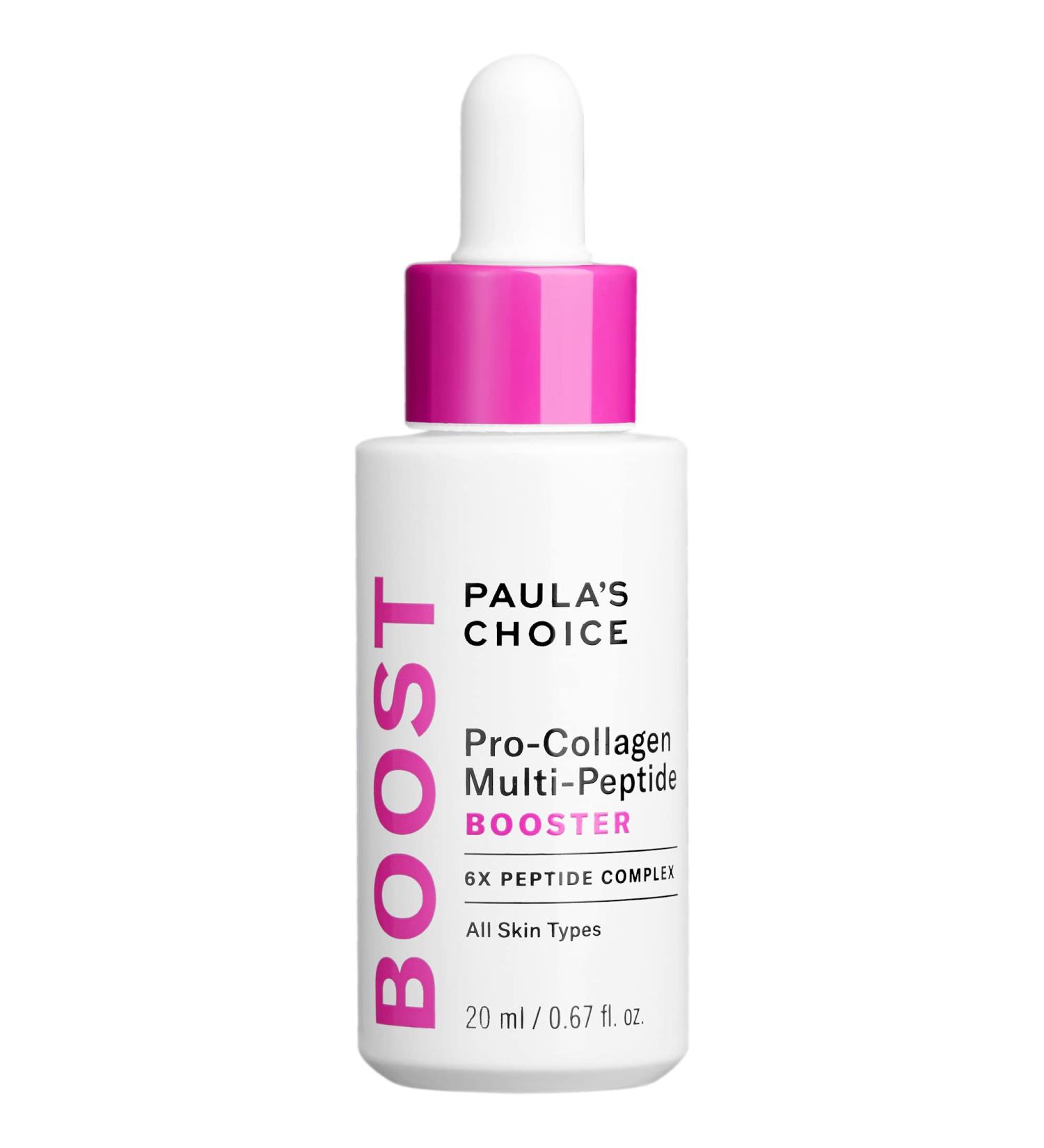 Buy Paula's Choice Pro-Collagen Multi-Peptide Booster Serum - Wrinkle Treatment Hyaluronic Acid Fragrance-Free 0.67 oz | International Shipping - Buy Online on SooperMarket.com