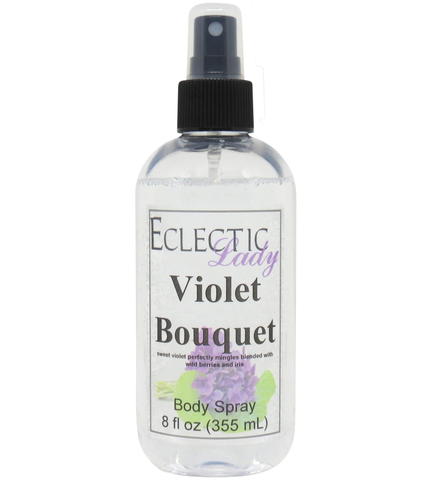 Violet Bouquet Body Spray (Double Strength) 16 ounces Body Mist for Women with Clean Light & Gentle Fragrance Long Lasting Perfume with Comforting Scent for Men & Women Cologne with Soft Subtle 16 Fluid Ounces (Double Strength) - Buy Online on SooperMarket.com