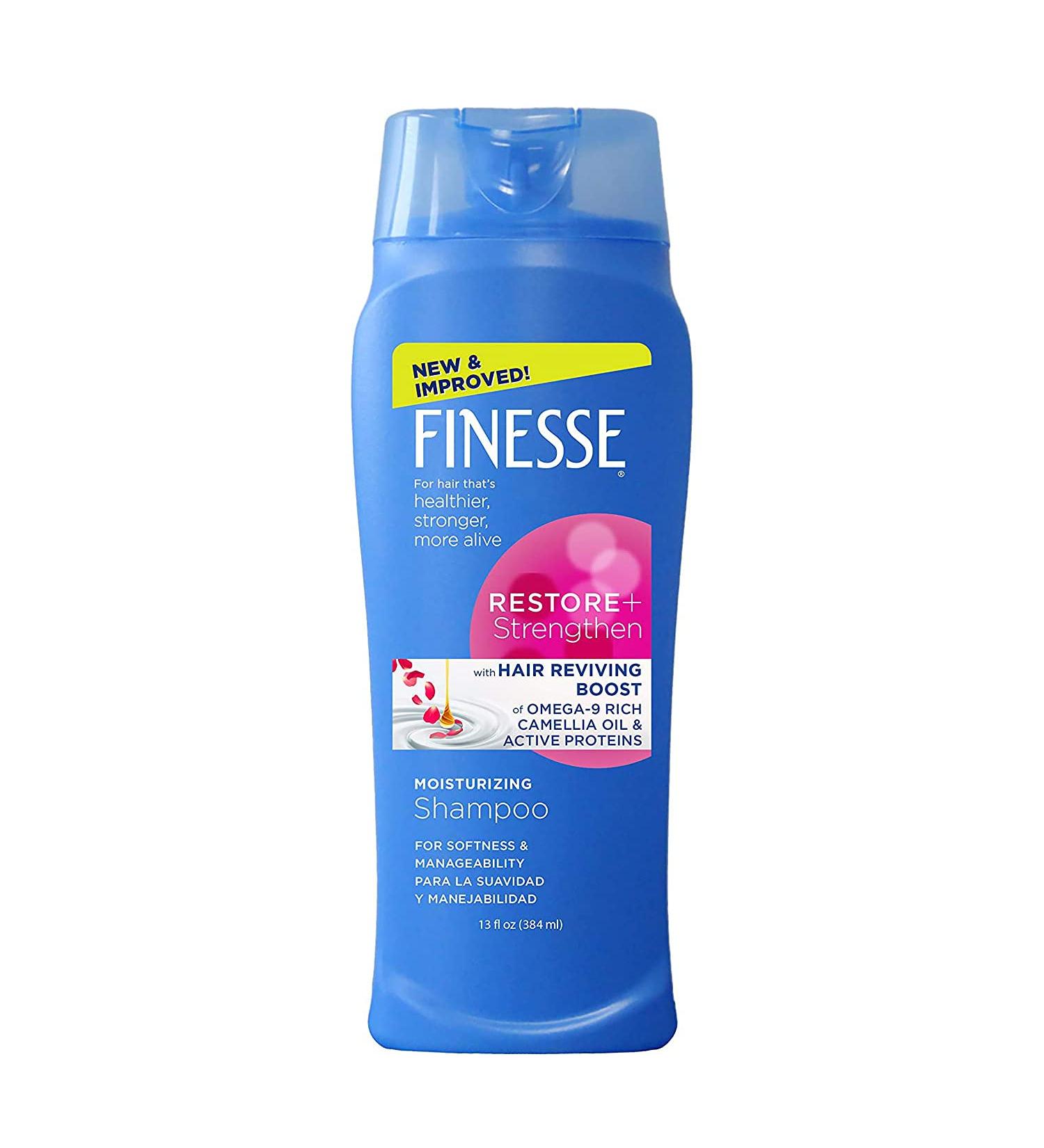 Finesse Restore + Strengthen Moisturizing Shampoo 13 oz (Pack of 6) for Dry/Damaged Hair - Moisturizing Formula for Soft, Healthy Hair - Buy Online on SooperMarket.com
