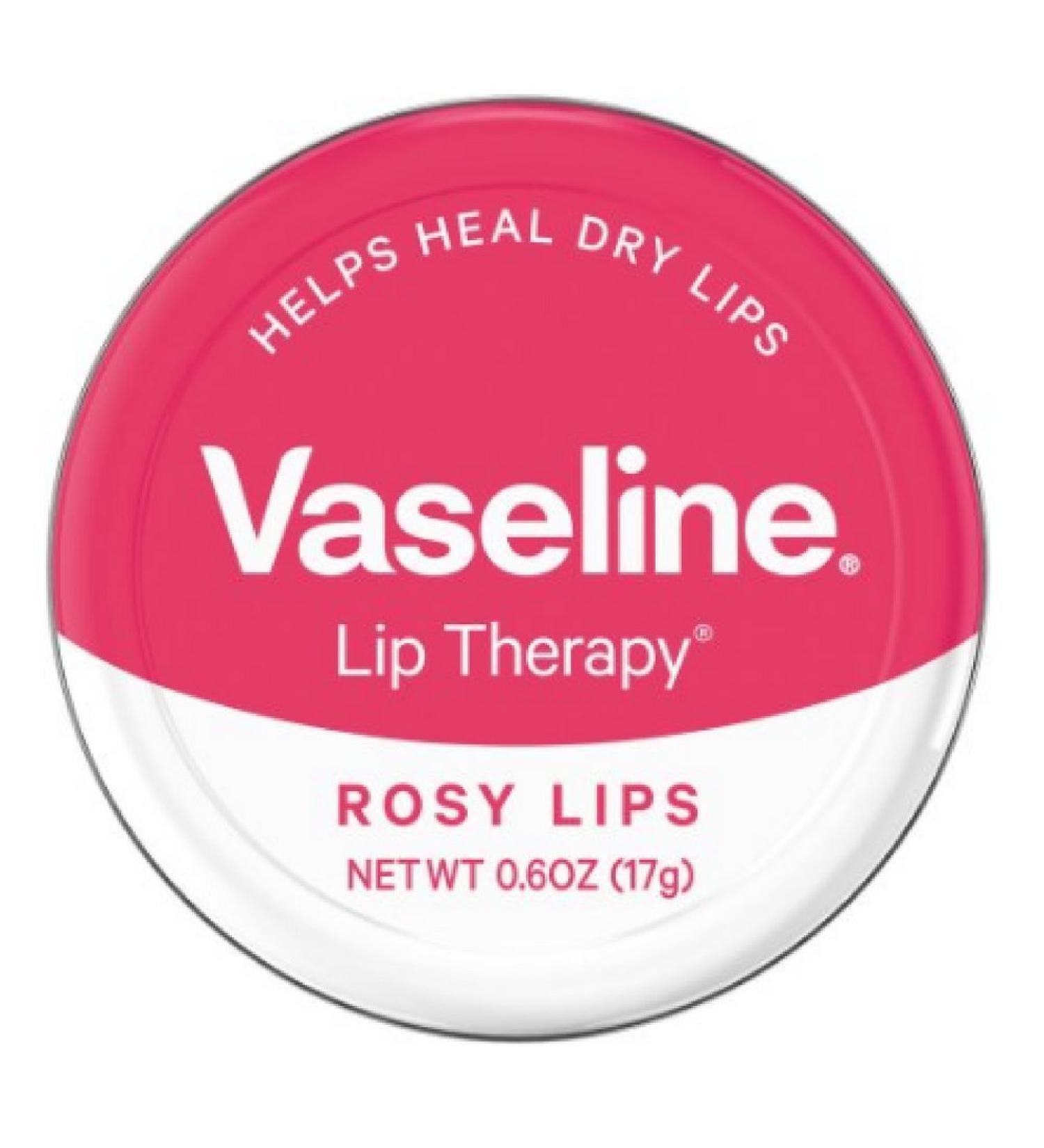 Vaseline Lip Therapy Lip Balm Rosy Lips 0.6 oz (Pack of 12)