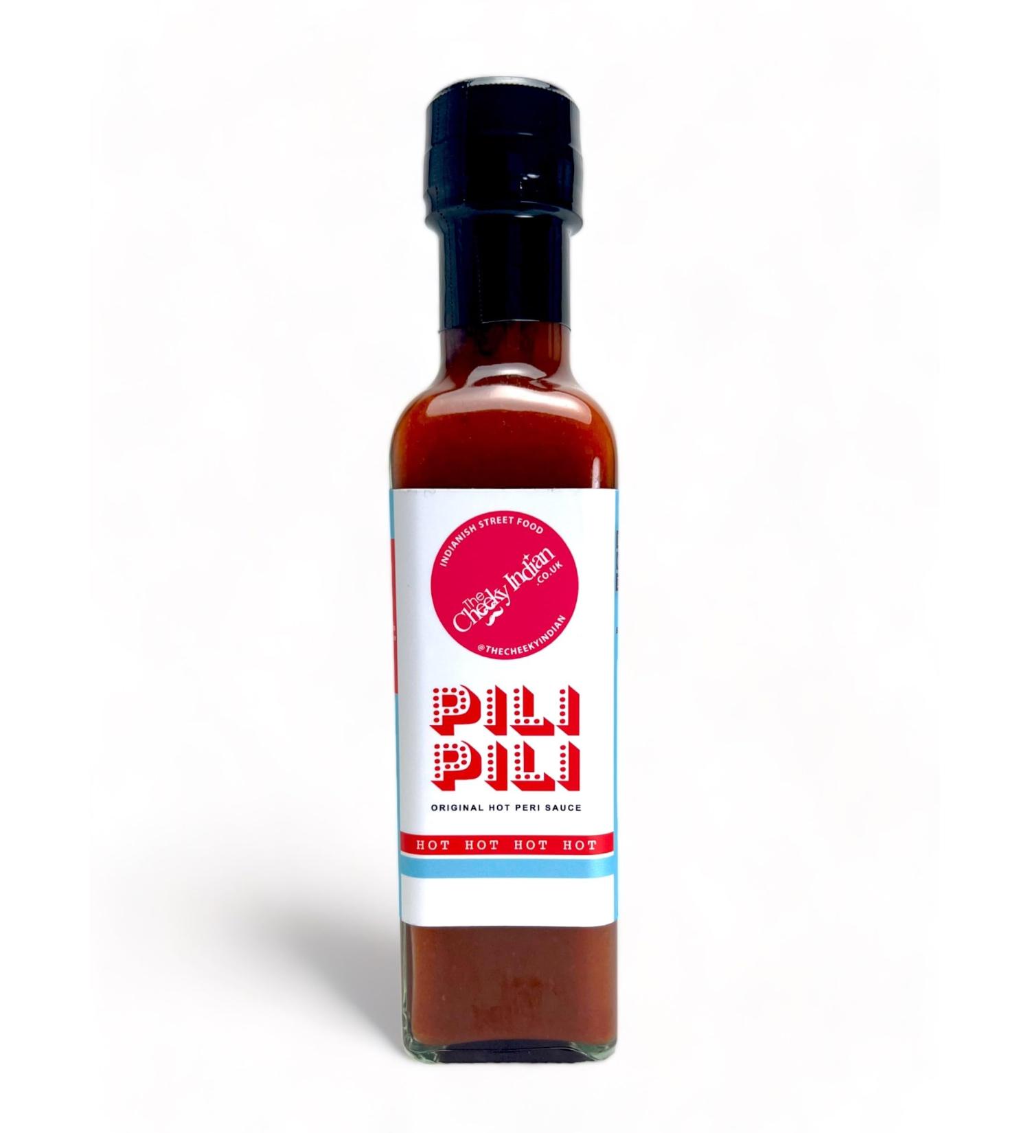 Cheeky Indian Pili Pili Original Extra Hot Peri Sauce 270g | Authentic UK Made Tangy Flavours | Small Batch, Fresh Ingredients | Ideal for Dips & Marinades - Buy Online on SooperMarket.com