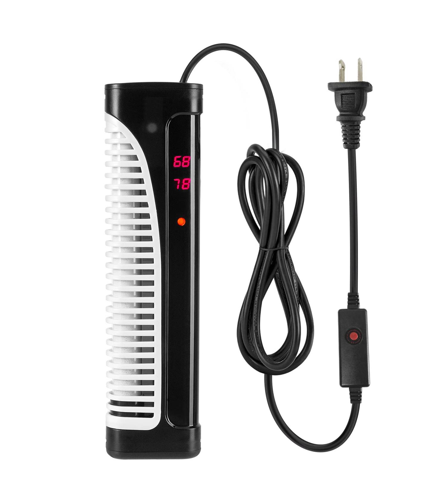 HITOP 300W/500W Digital Aquarium Heater | Submersible Heater with Temperature Display and External Controller for Fish Tank up to 150 Gallon - Buy Online on SooperMarket.com