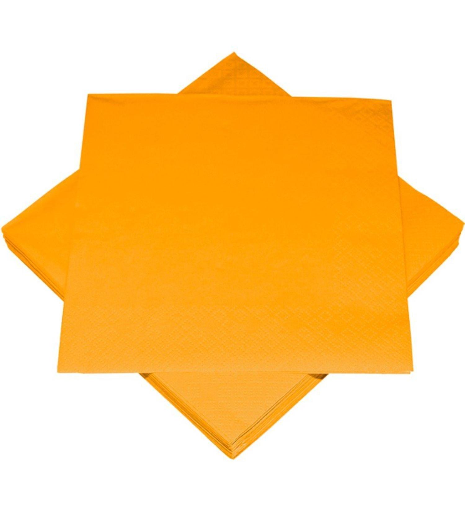 20 napkins university orange