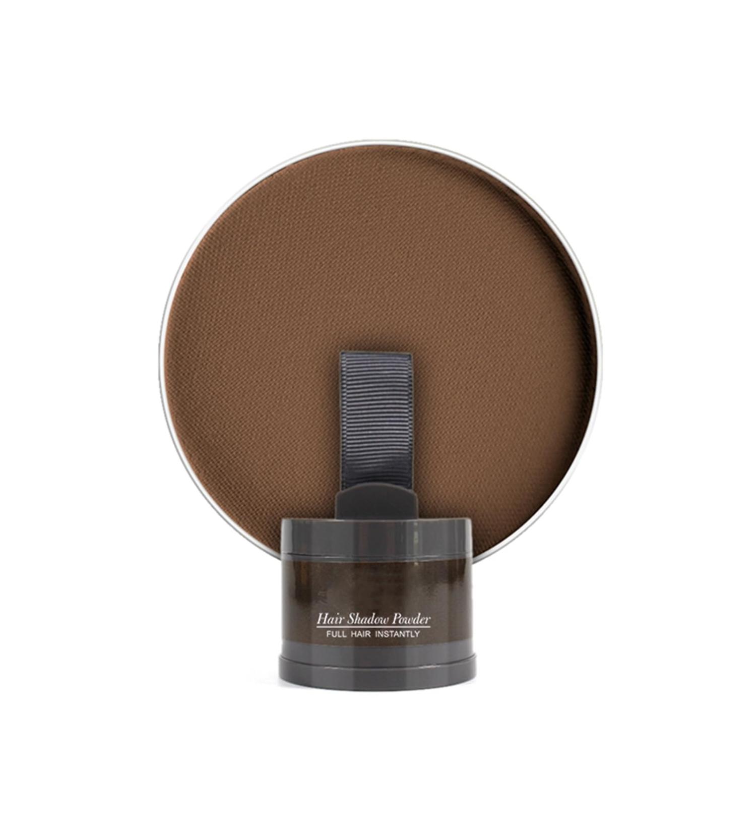 Hairline Powder - Instant Root Cover Up & Volumizer for Thinning Hair | Windproof & Sweatproof | 4g Medium Brown - Buy Online on SooperMarket.com