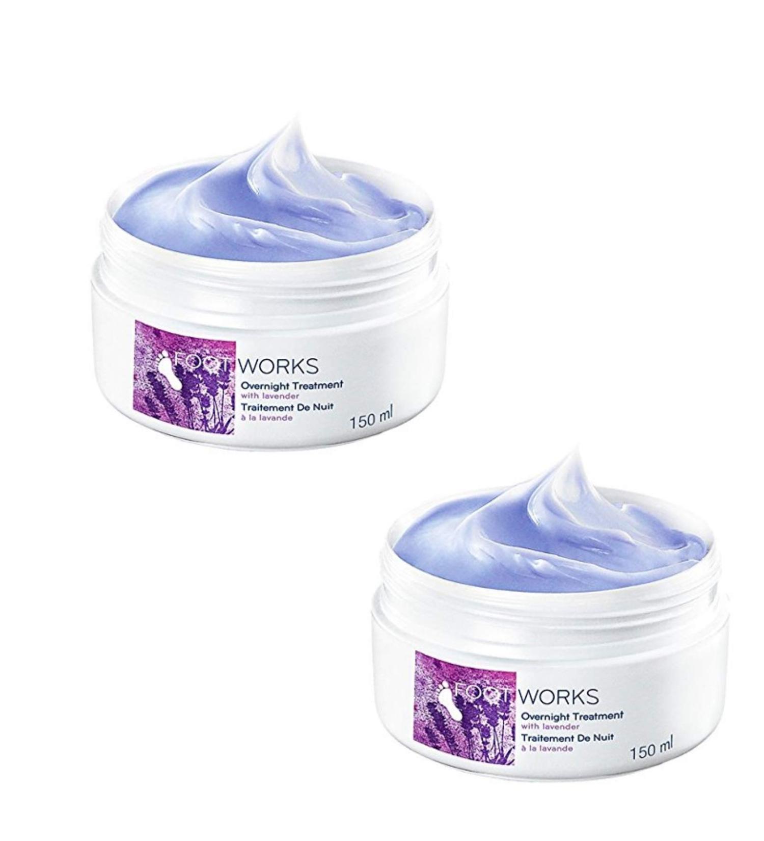 Foot Works Lavender Foot Cream - Overnight Treatment for Soft Feet (2 Pieces) - Buy Online on SooperMarket.com