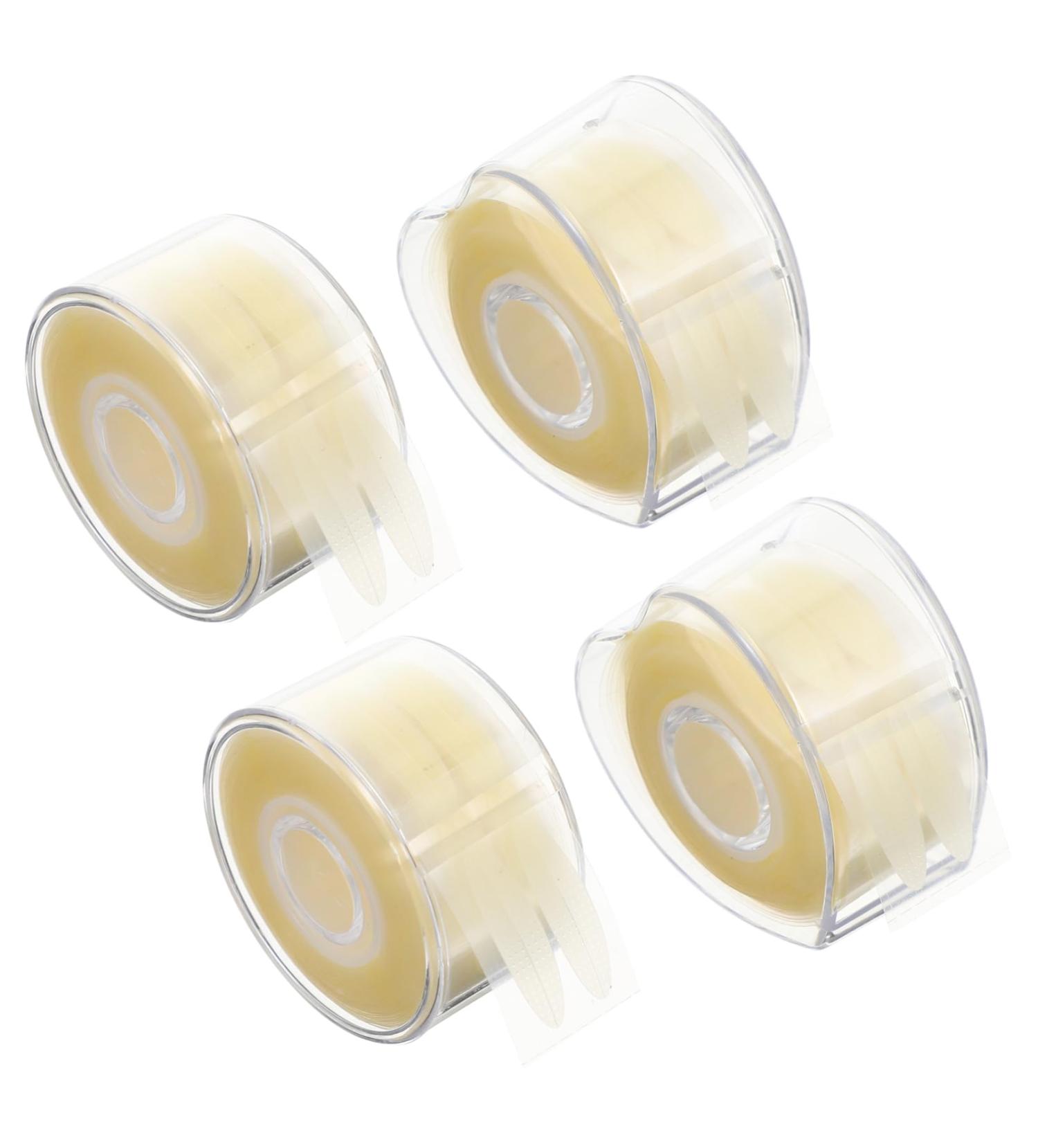 BELLIFFY 4 Rolls Double Eyelid Stickers Natural Ultra Invisible Instant Eyelid Lifter Strip Double Eyelid Strip Female Eyelid Tape Eye Shaping Makeup Supplies Round Stickers Eye Sticker Pvc - Buy Online on SooperMarket.com