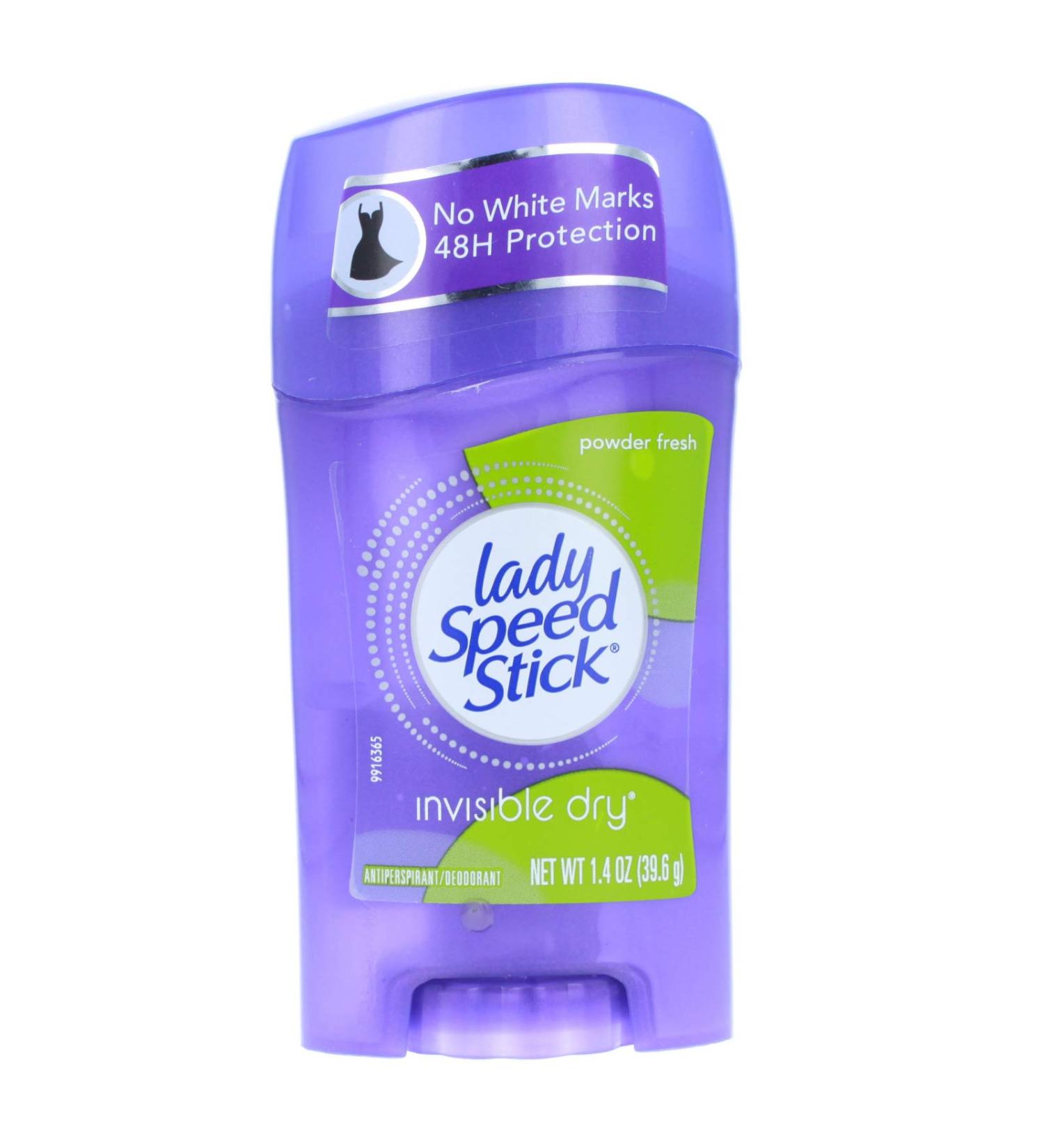 Lady Speed Stick Antiperspirant Deodorant Invisible Dry Powder Fresh | Buy Pack of 4 | International Shipping Available - Buy Online on SooperMarket.com