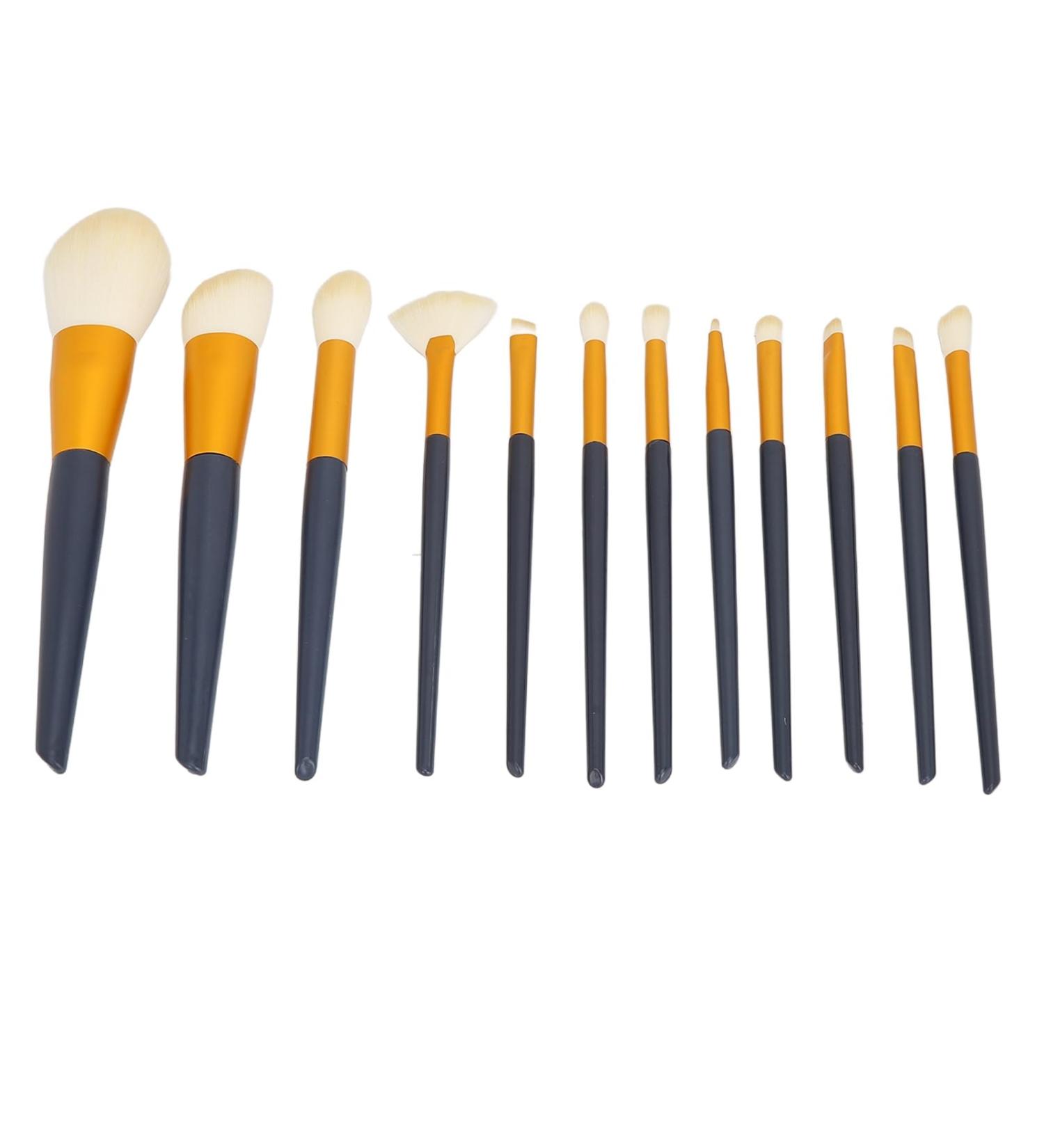 Makeup Brush Set Cosmetic Brush Set with Soft Bristle Dense Bristles with Storage Bag for Home for Makeup Beginners - Buy Online on SooperMarket.com