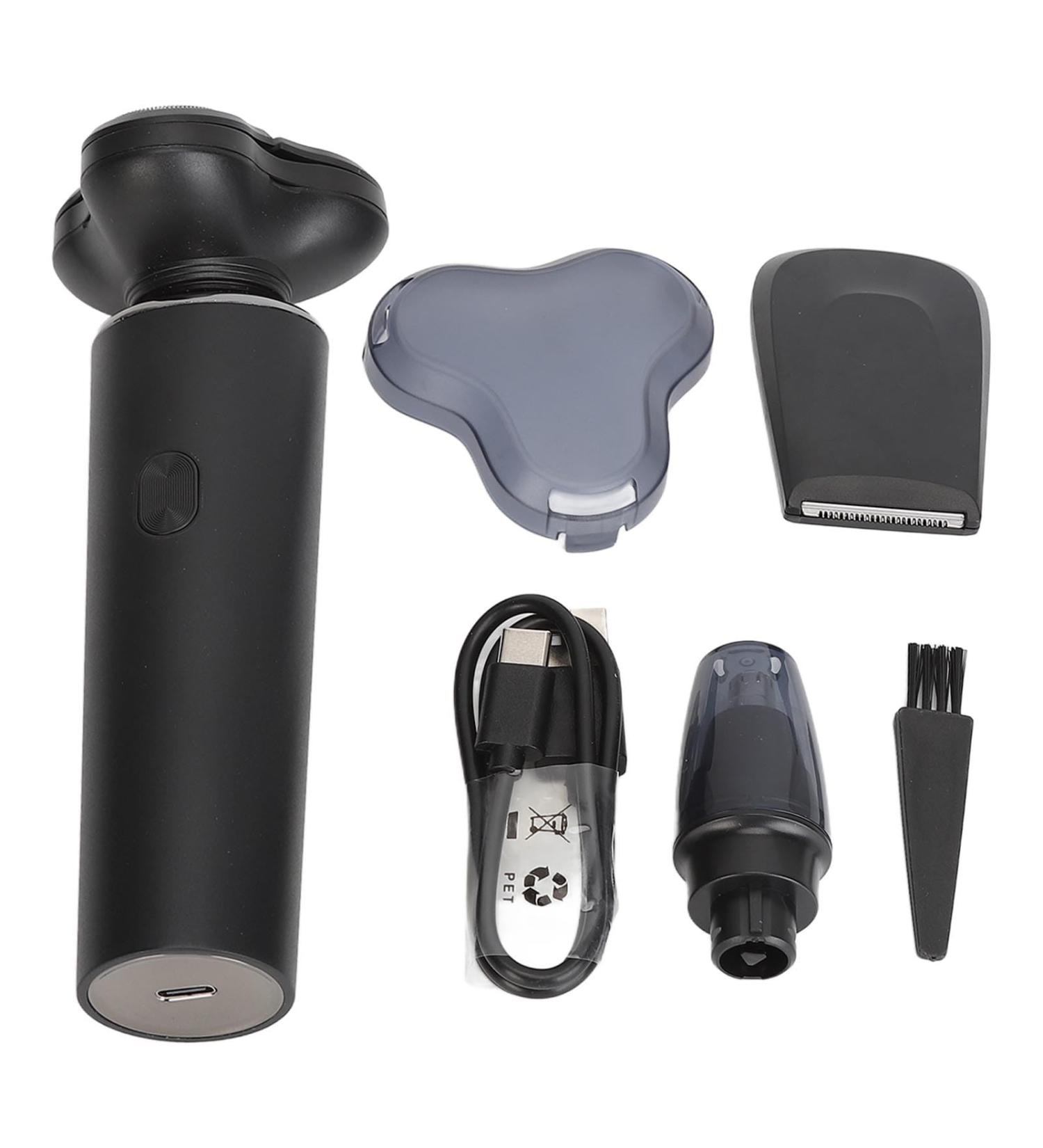 Electric Beard Nose Cutter Set Electric Beard Hair Trimmer Set Rechargeable 3D Floating Head USB Charging for Home - Buy Online on SooperMarket.com