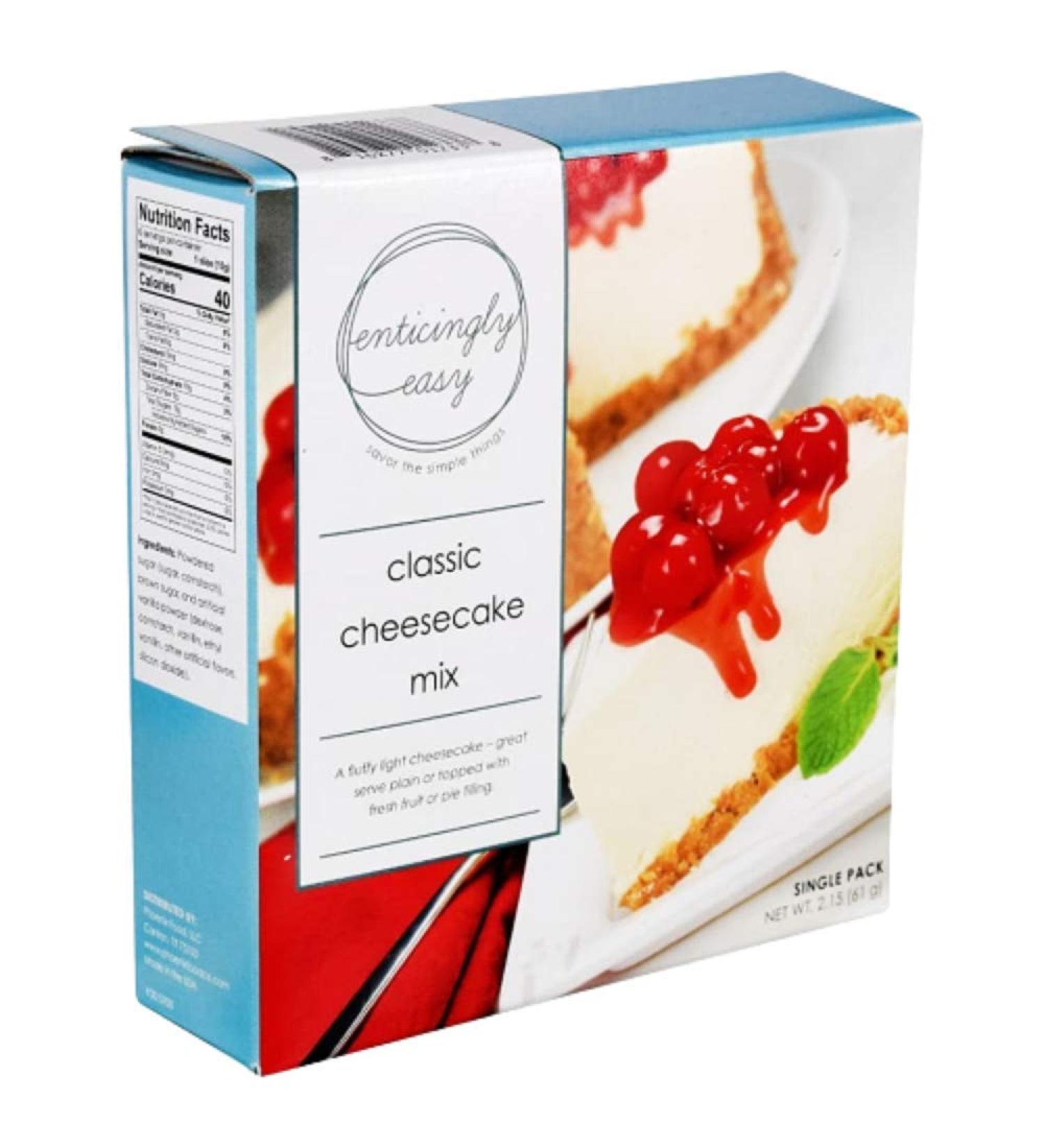 2pk Enticingly Easy Classic Cheesecake Mix, 2.15 oz. Boxes
