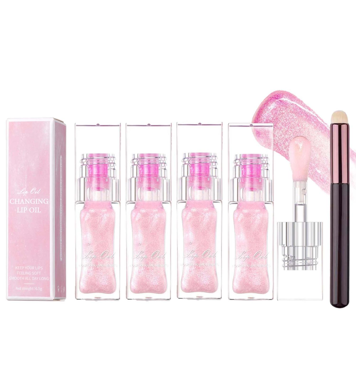 Conversionh Lip Oil Conversionh Magic Changing Lip Oil Boss up Color Changing Lip Oil Drip Dynasty Magic Color Changing Lip Oil Cotton Candy Flavor Warm Change Moisturizing (4pcs) - Buy Online on SooperMarket.com