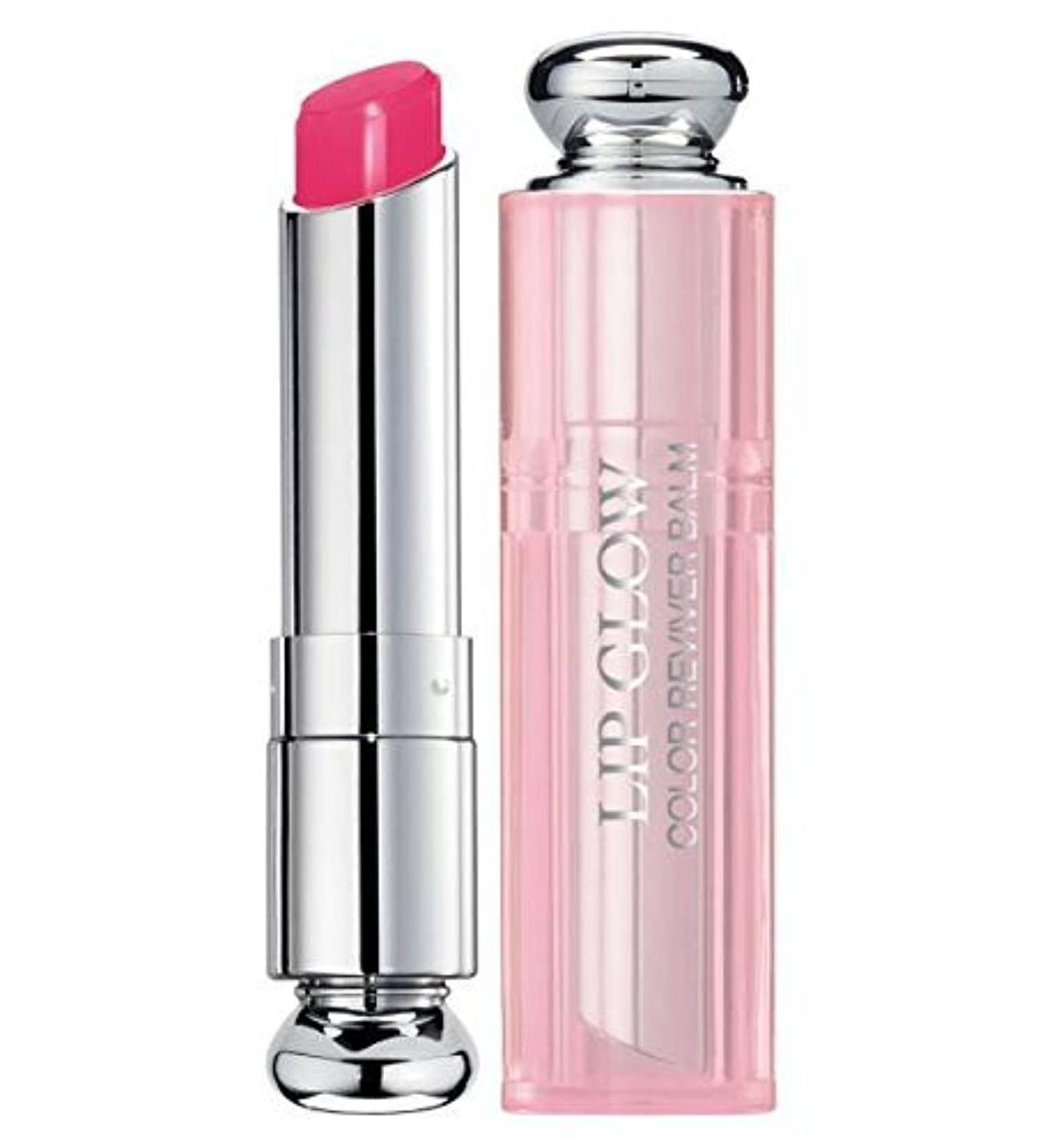 Dior Addict Lip Glow 007 Raspberry - Hydrating Lip Balm for Natural Raspberry Tint - 1 Count - Buy Online on SooperMarket.com