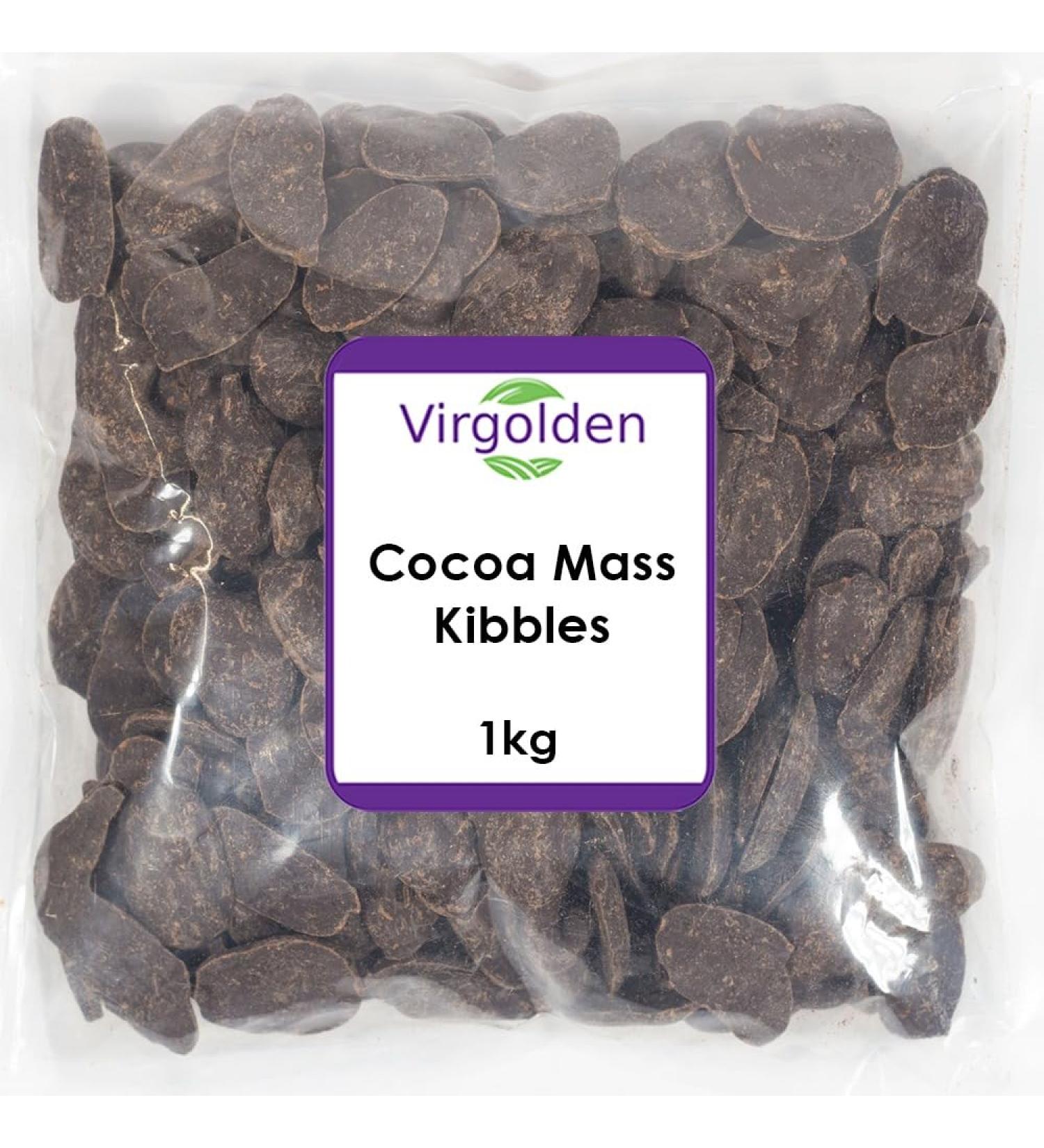 Cocoa Mass Kibbles 1kg Cocoa Liquor Liquor Chunks by Virgolden