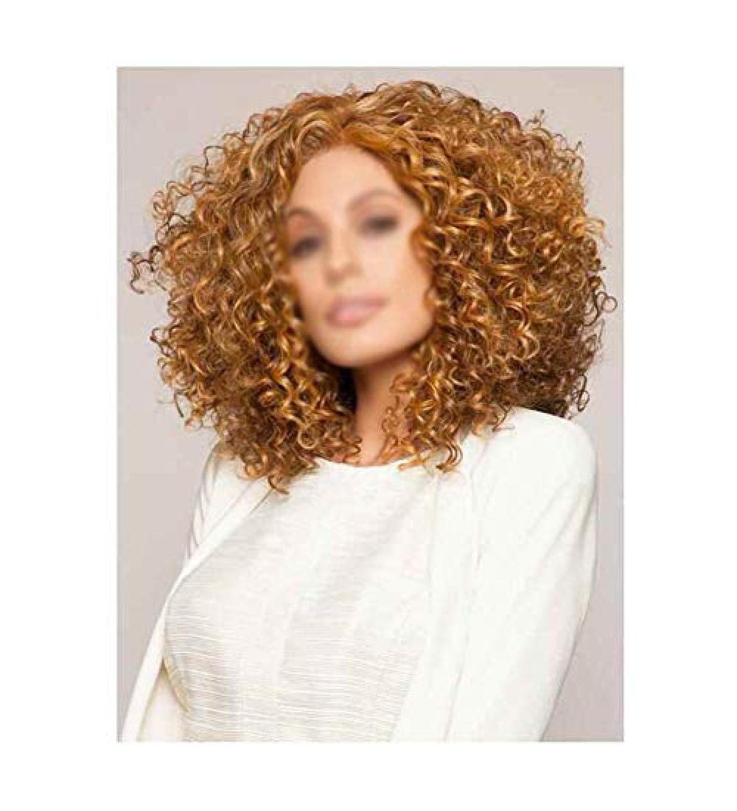 BGHJUE Brazilian Virgin Hair Short Bob Curly Lace Front Wigs for Black Women - 30cm Black & Light Brown - Buy Online on SooperMarket.com