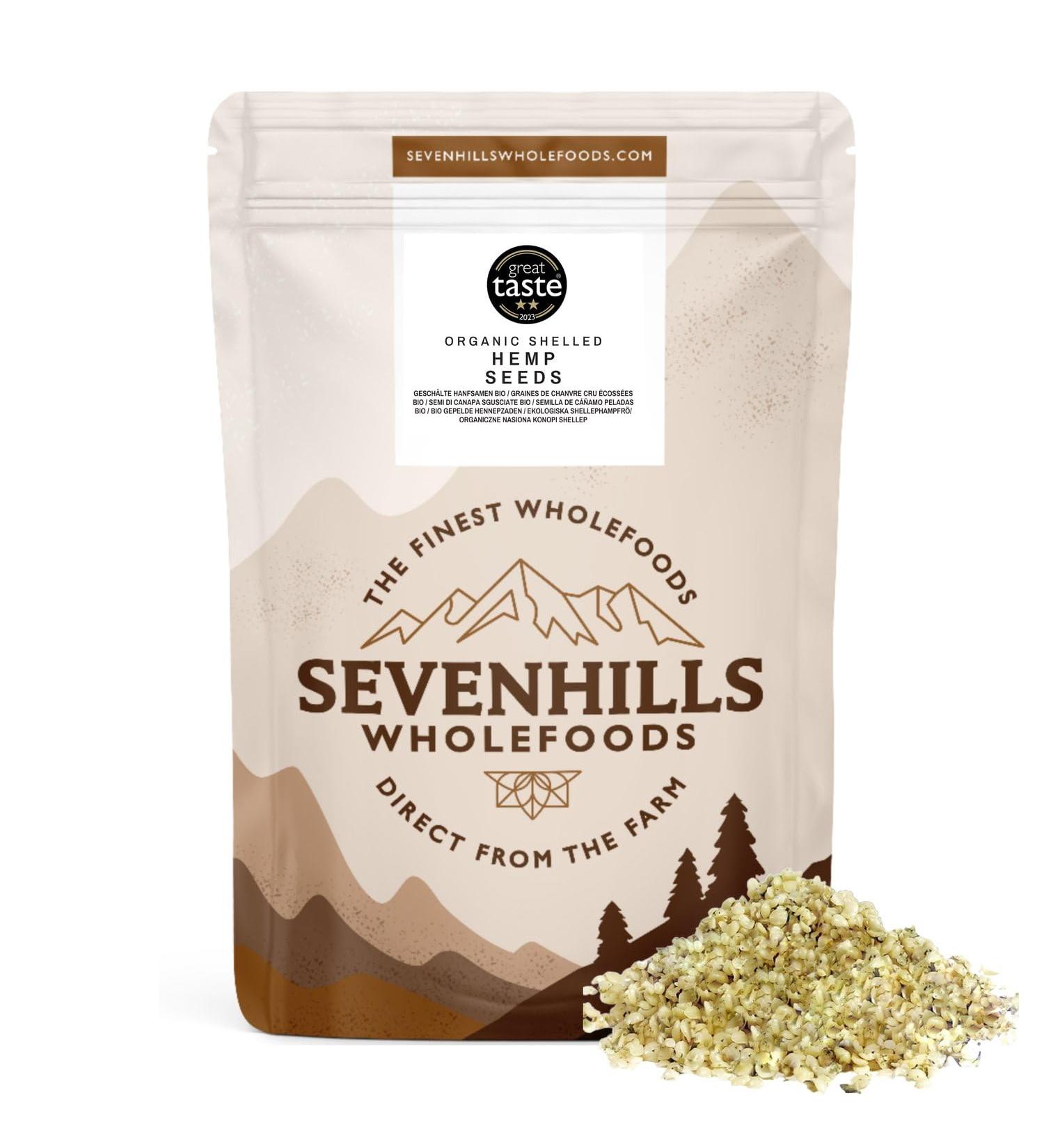 Sevenhills Wholefoods Organic Shelled Hemp Seeds 1.8kg - Buy Online on SooperMarket.com