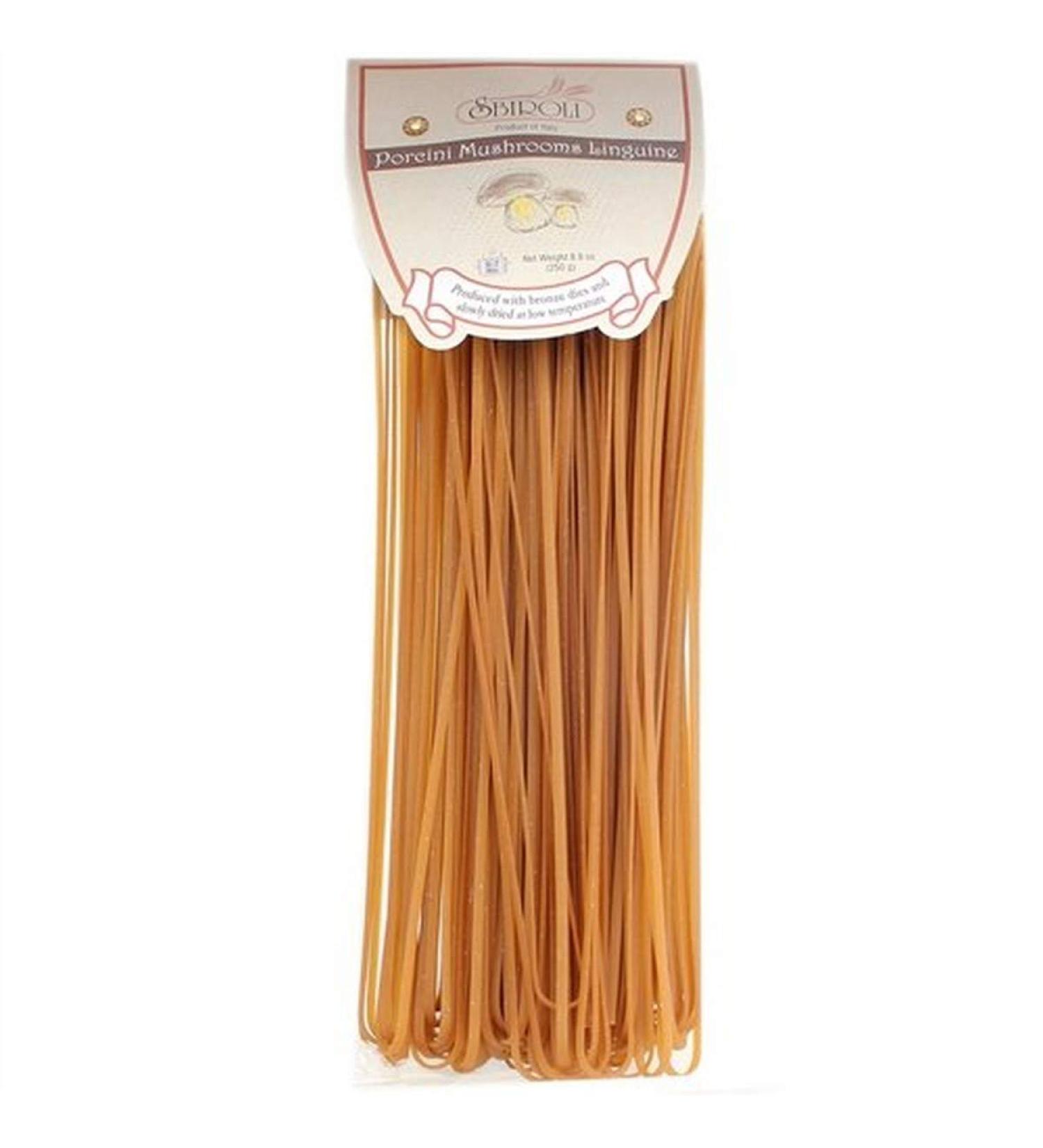 SBIROLI Linguine Porcini Mushroom  Flavor, 8.8 Ounce