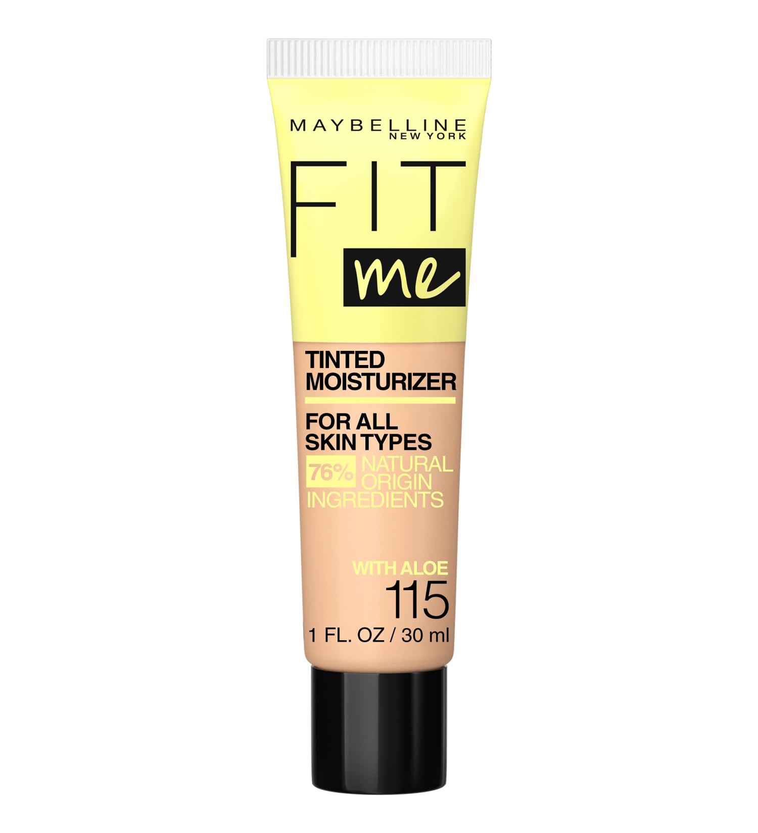 Maybelline Fit Me Tinted Moisturizer 115 - Natural Coverage Face Makeup (1 Count) - Buy Online on SooperMarket.com