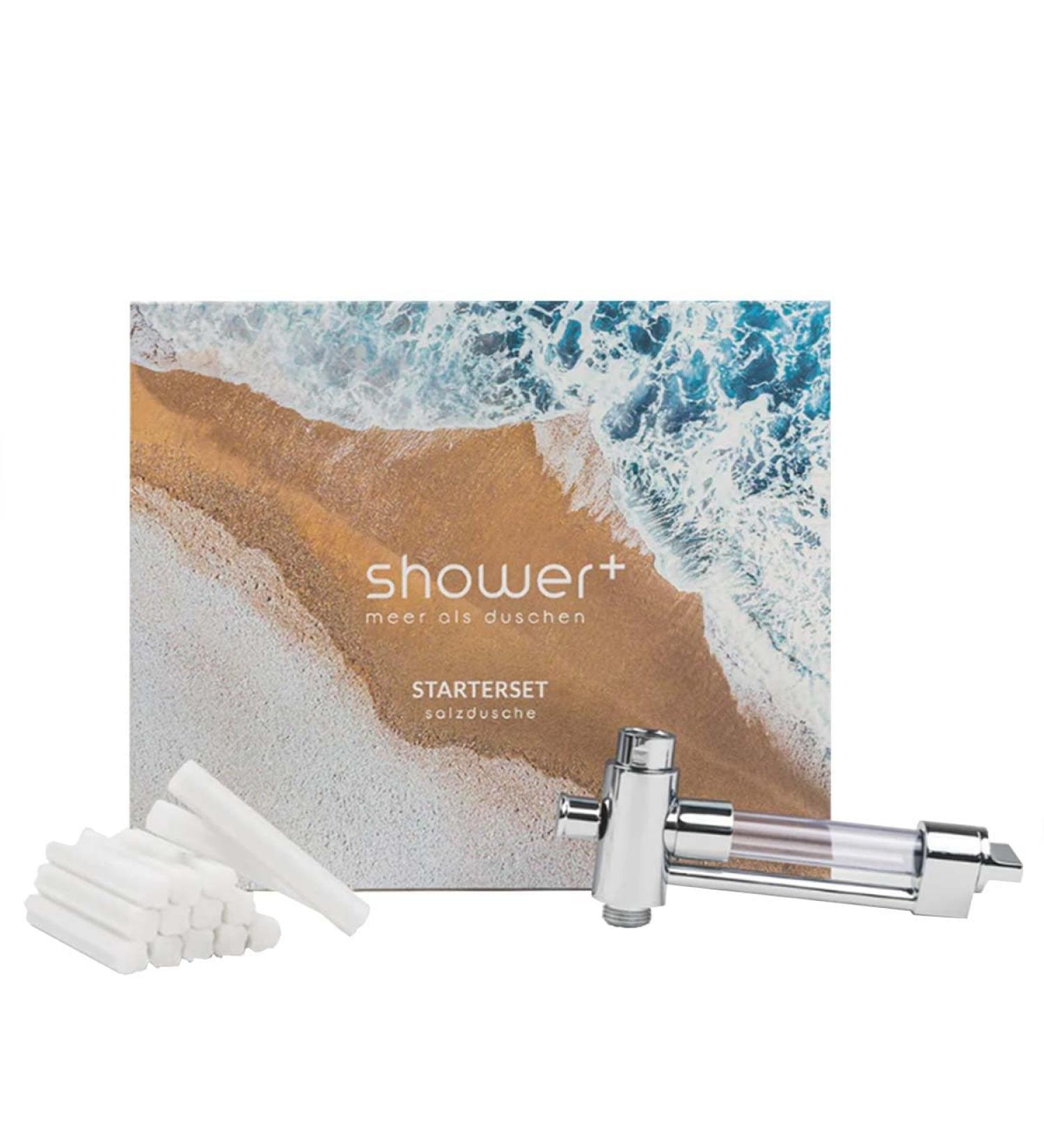 Buy Lion's Den Chrome Starter Set | Mediterranean Salt Shower - Elevate Your Shower Experience | International Shipping Available - Buy Online on SooperMarket.com