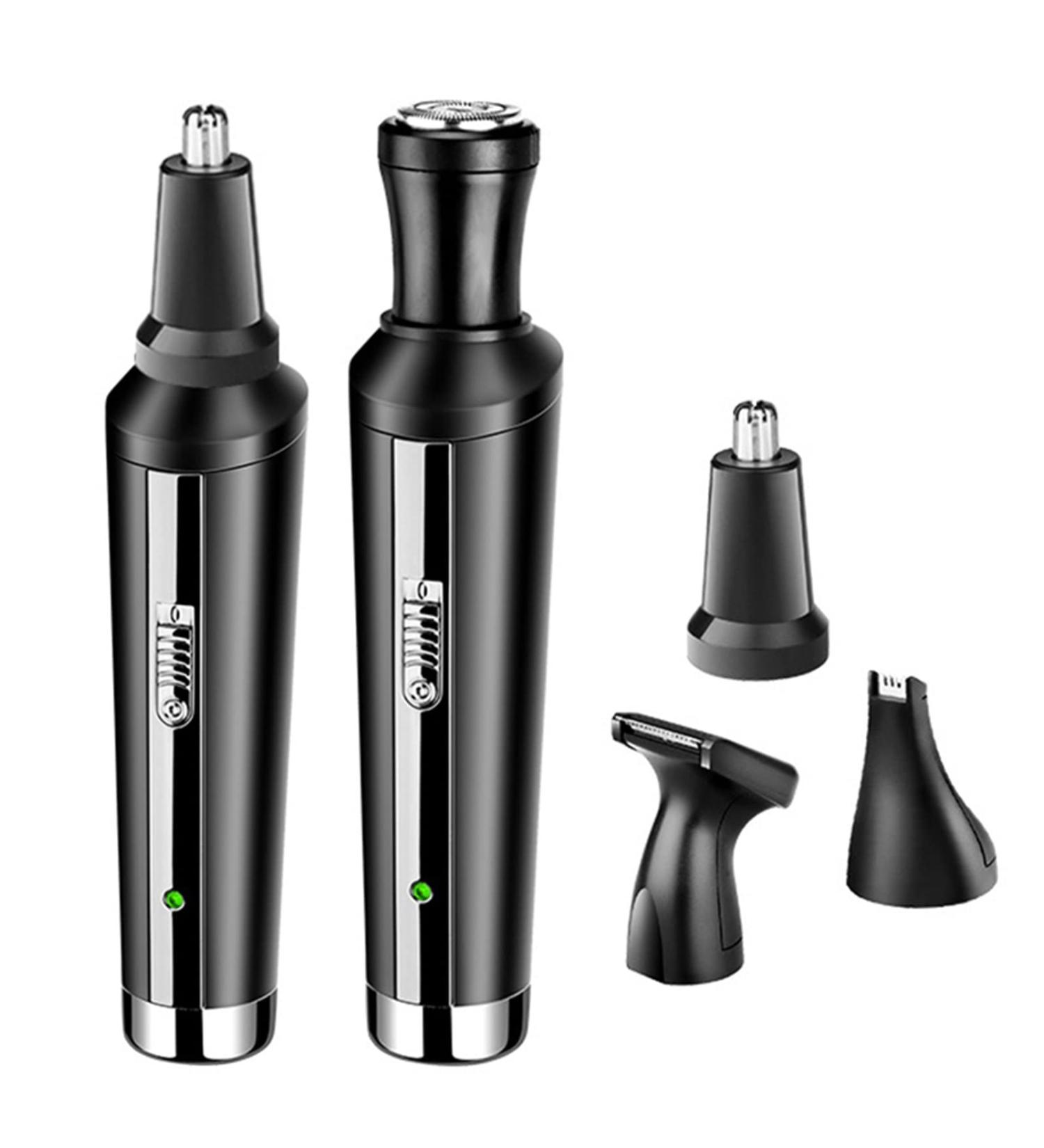 TEMKIN 4-in-1 Nose Hair Trimmer | Rechargeable Nose & Ear Cleaner Beard Trimmer Micro Shaver & Eyebrow Grooming Set International Shipping Available - Buy Online on SooperMarket.com
