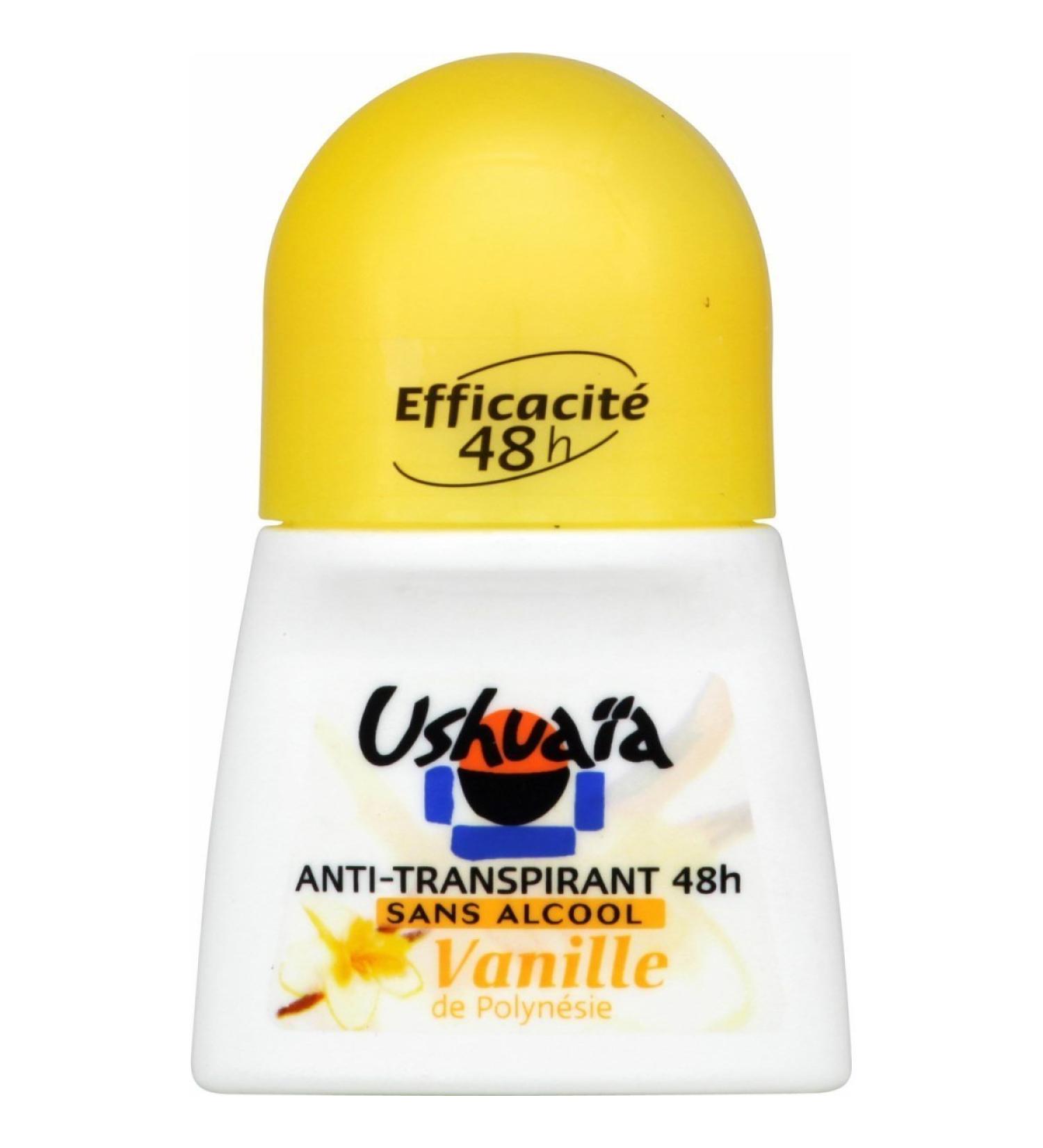 Ushua a - D odorant Femme Bille Parfum Vanille De Polyn sie Efficacit 48h - 50 ml - Pack of 2