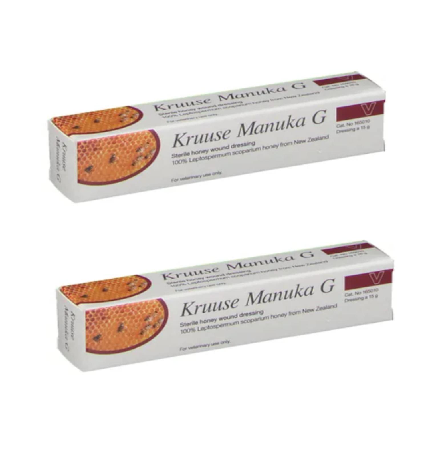Kruuse Manuka G Honey Ointment - Double Pack - 2 x 15 g