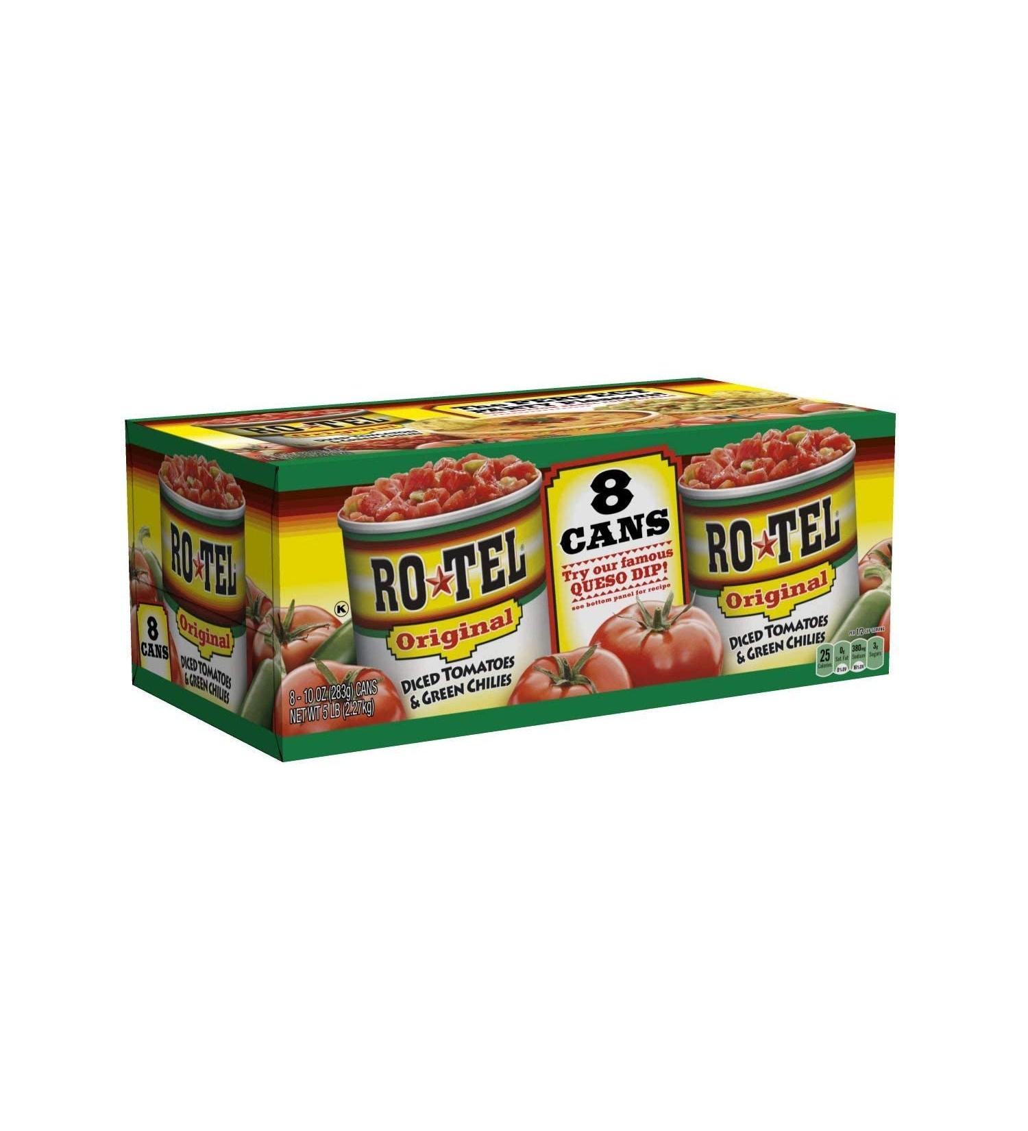 RO-TEL Diced Tomatoes & Green Chilies 10 oz., 8 ct. A1