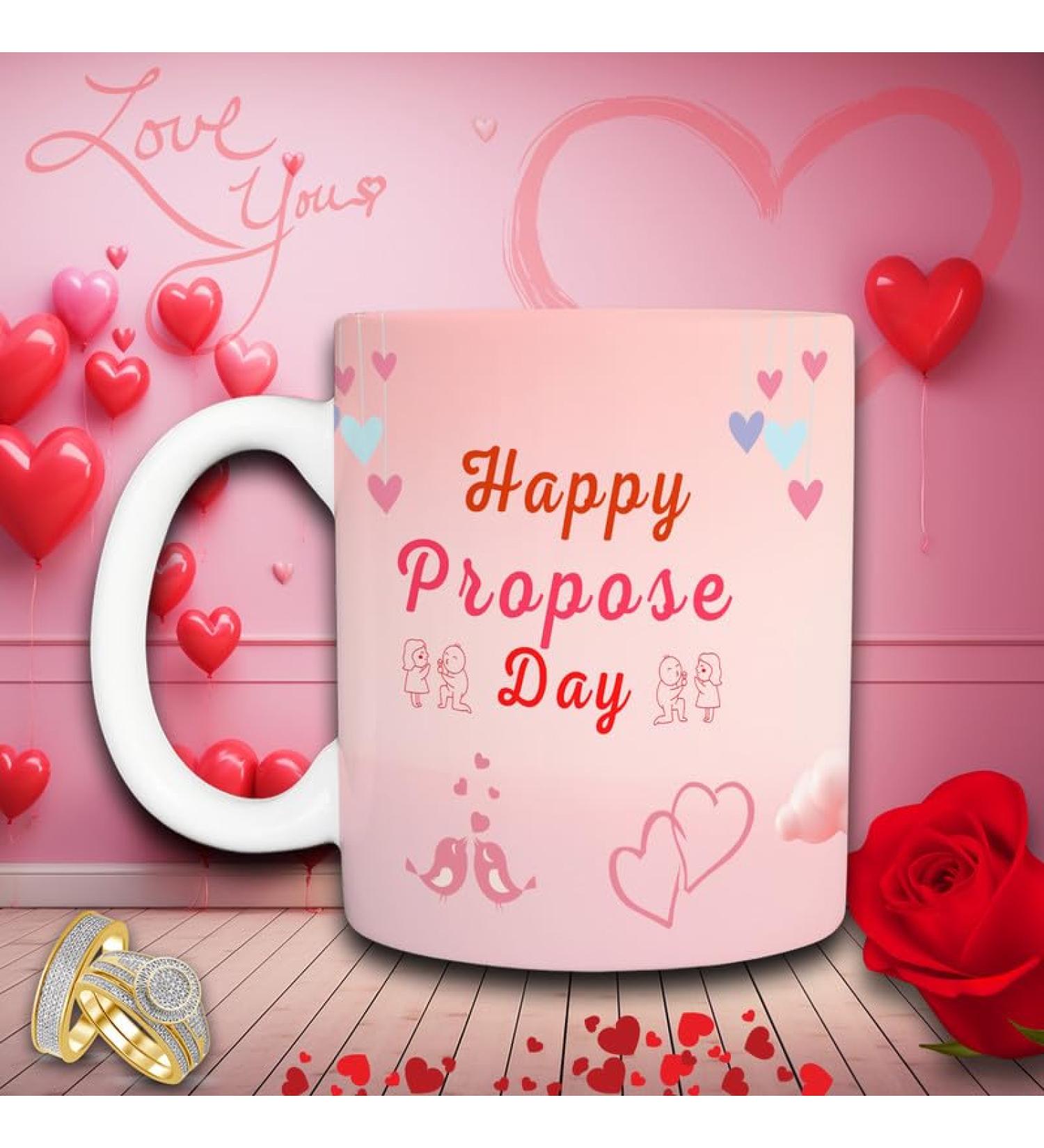 Handicraft Bazarr Best Gift On Propose Day | Valentine Week Gift | Gift For Women Men | Premium Quality Coffee Mug - Buy Online on SooperMarket.com