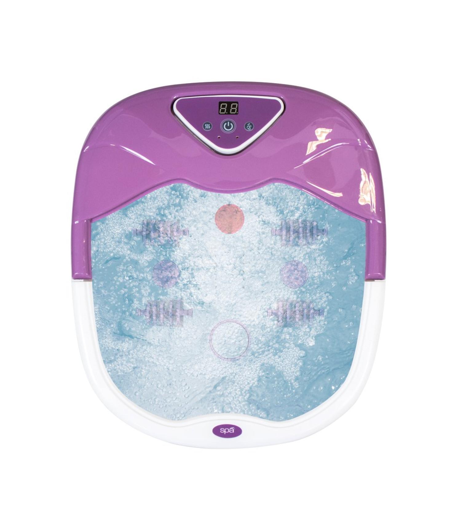 Shop Homedics Deep Soak Luxury Foot Spa - Circulatory Foot Bath with Massage Inserts Pedicure Attachment & Water Heating - Buy Online on SooperMarket.com