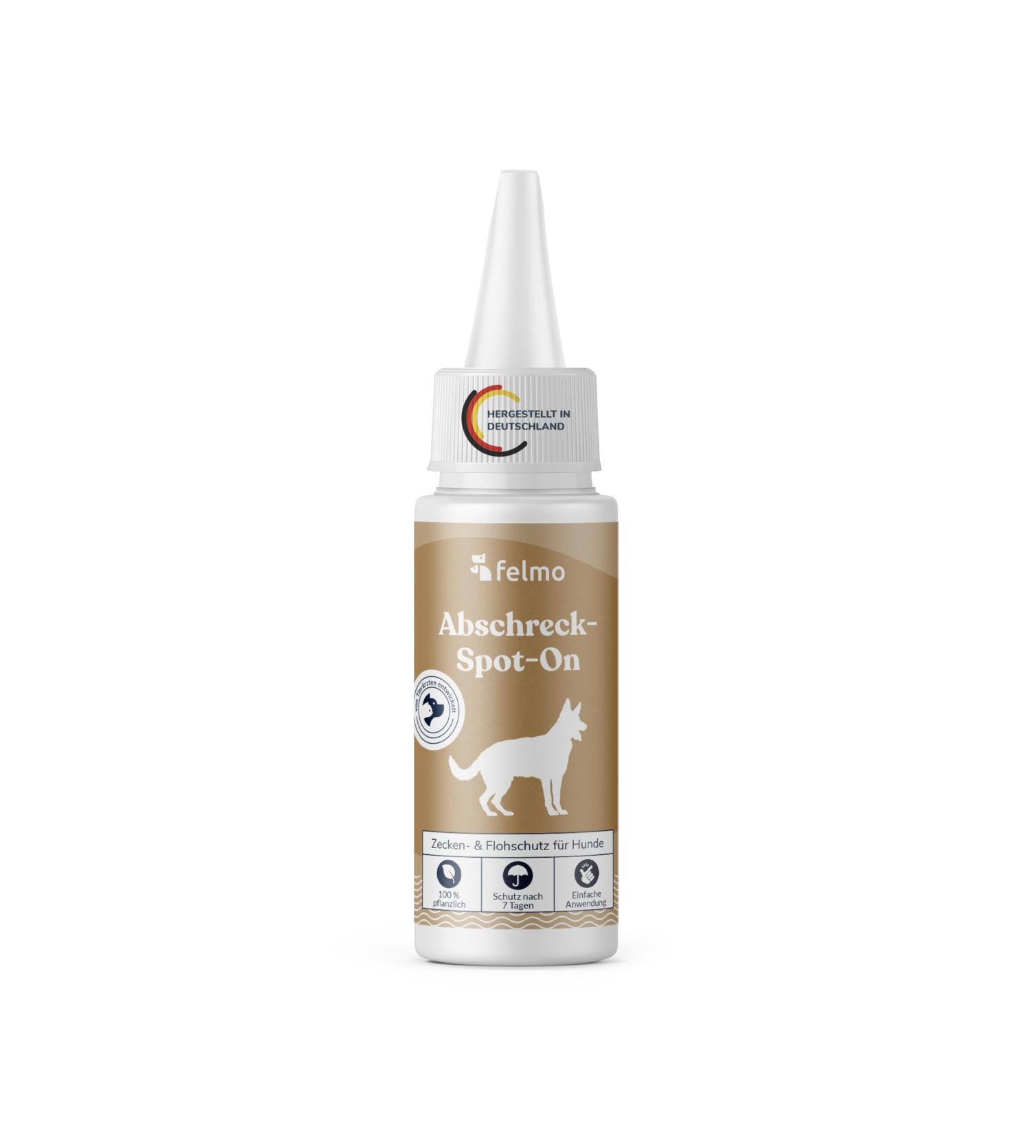 Felmo Spot-On for Dogs 50ml | Natural Tick & Flea Protection with Black Cumin Oil | Vet Recommended - Buy Online on SooperMarket.com