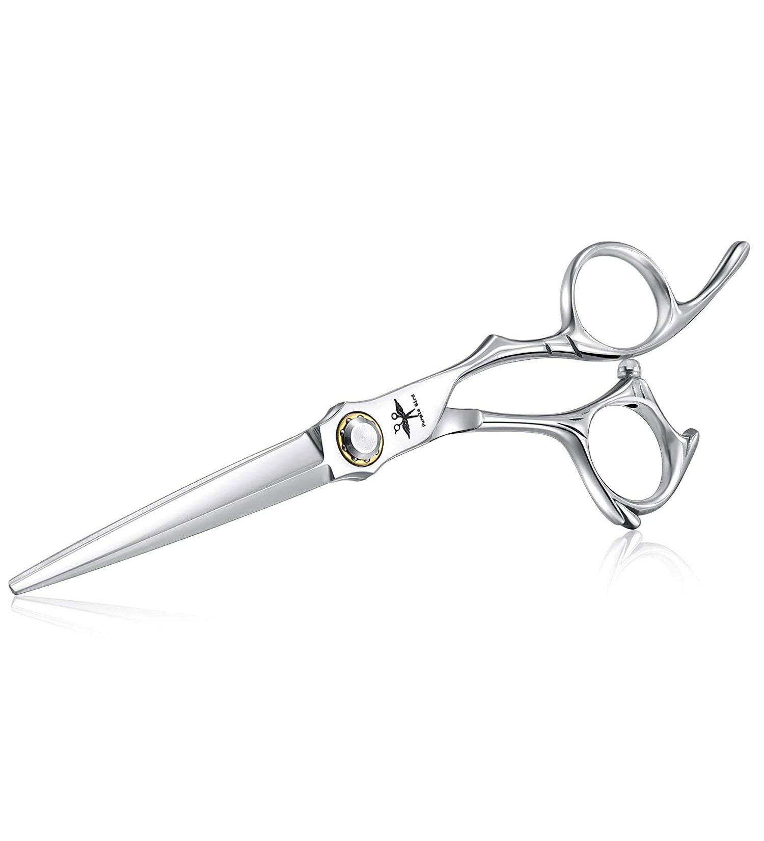 PURPLEBIRD 6 Inch Hairdressing Scissors - Professional Japanese Stainless Steel Barber Scissors for Salon, Men, Women, Children - A-6 Shear - Buy Online on SooperMarket.com