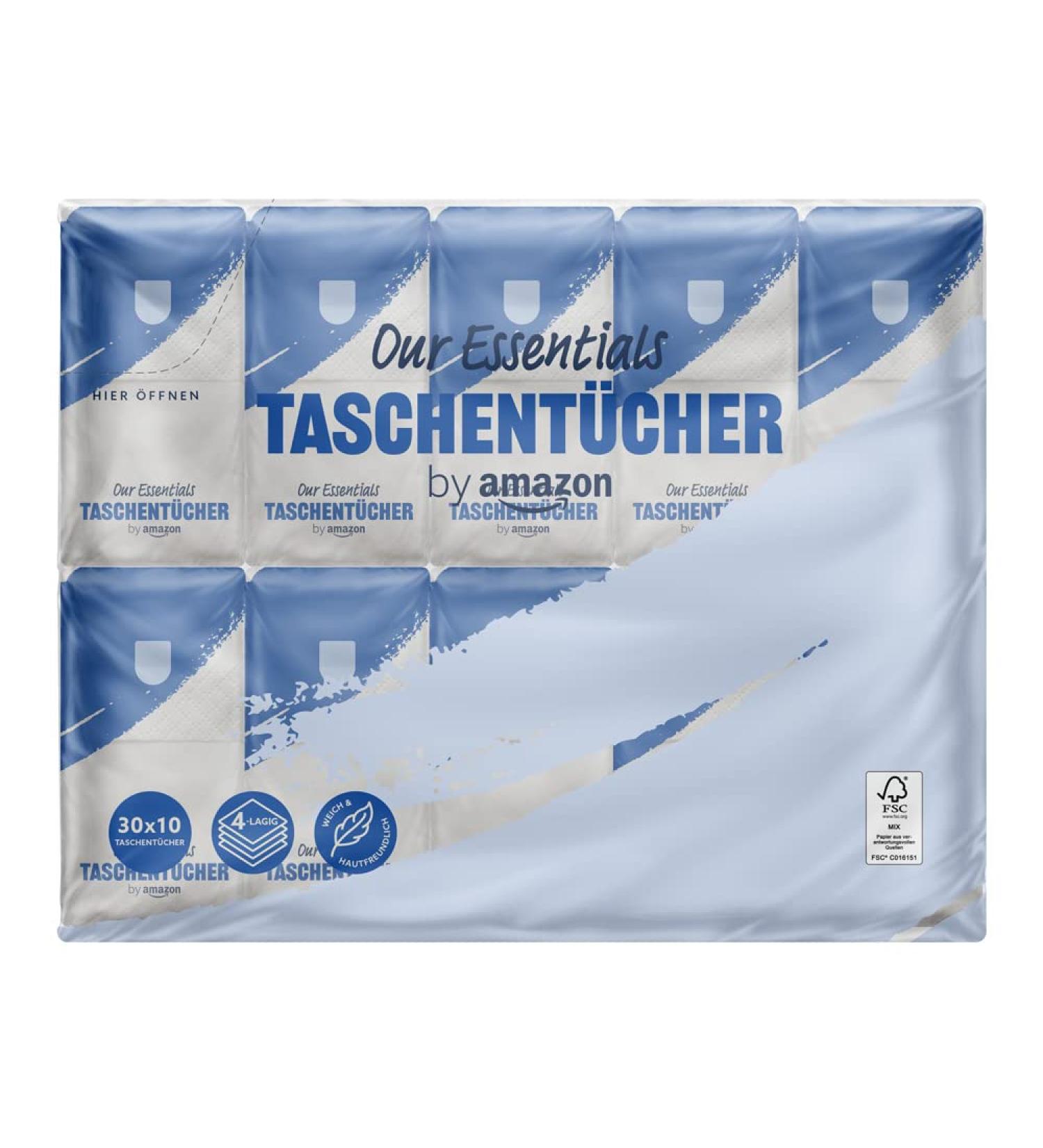 Buy Amazon 4-Ply Tissues - 300 Pieces (30 Packs of 10) | Soft & Strong International Shipping - Buy Online on SooperMarket.com