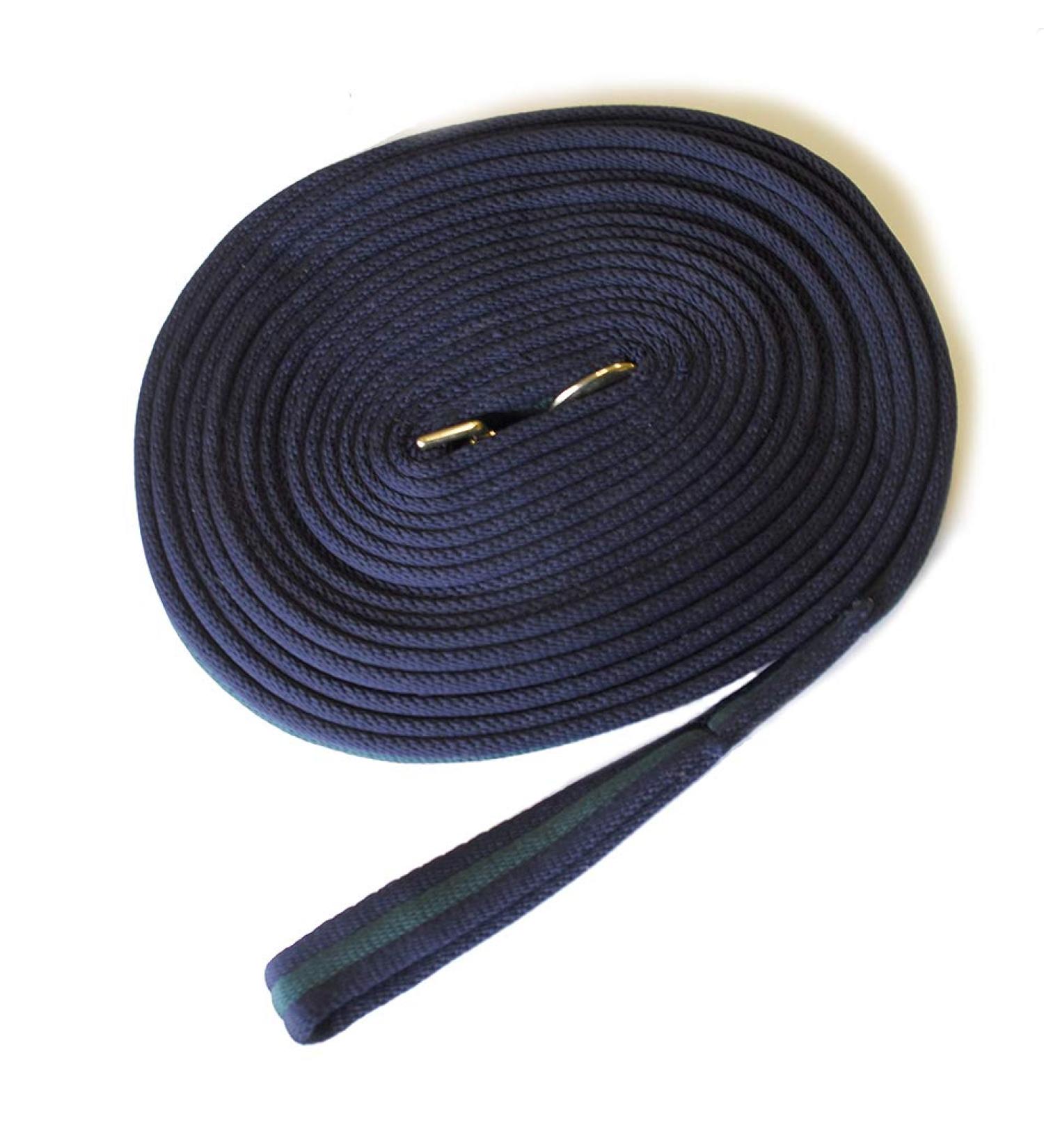 Rhinegold Padded Lunge Line Navy/Green Single