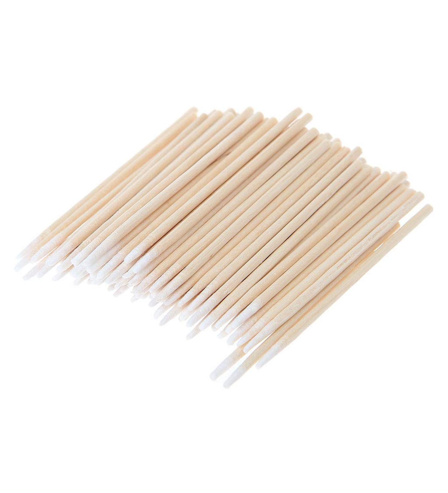 Buy Lijun 100 Mini Cotton Swab Applicators | Eco-Friendly Q-Tip with Wooden Handle | International Shipping Available - Buy Online on SooperMarket.com